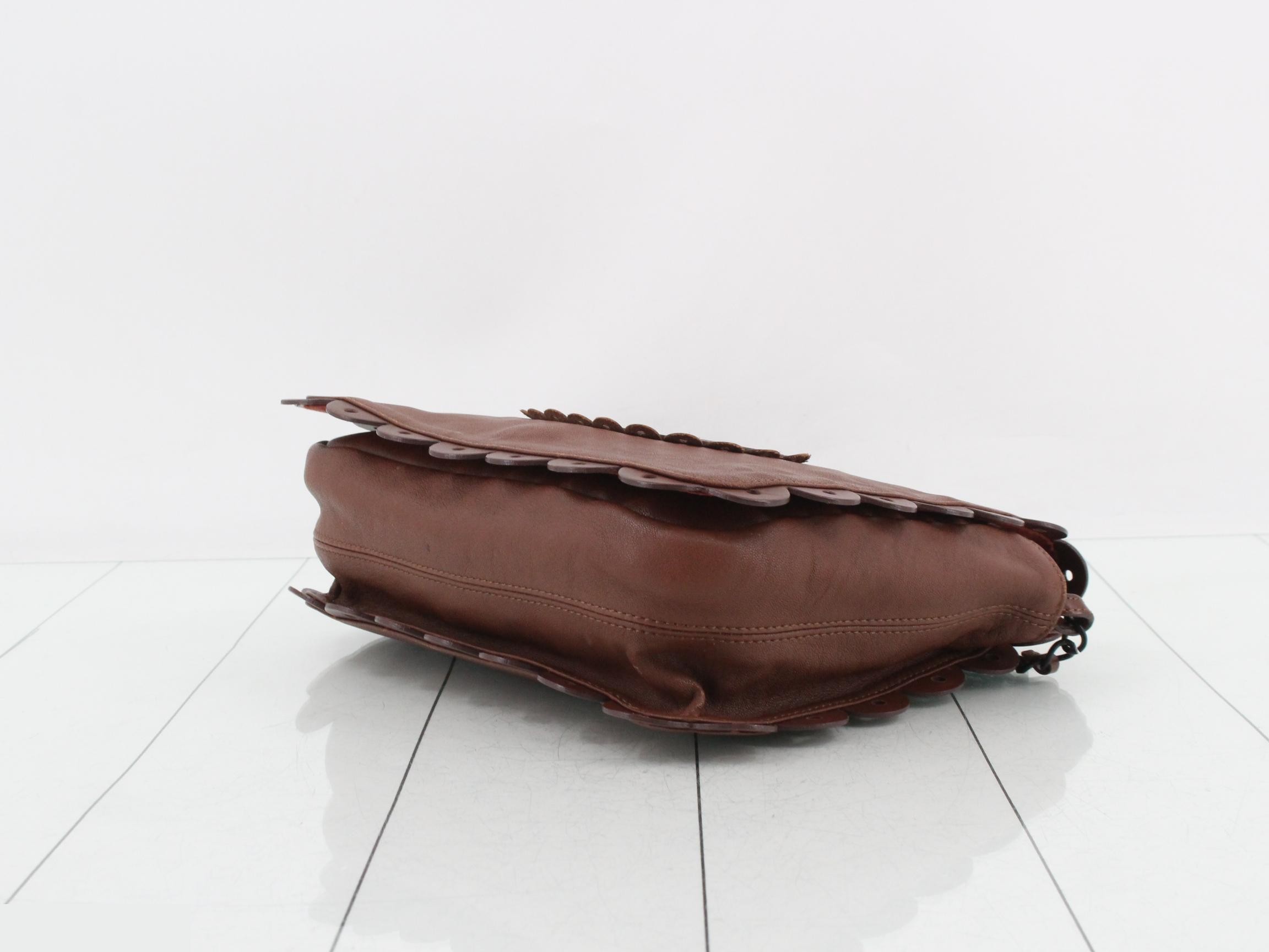 See by Chloé (Bag) - Shoulder Bag, Poya Scallop Leather, Brown — view 6