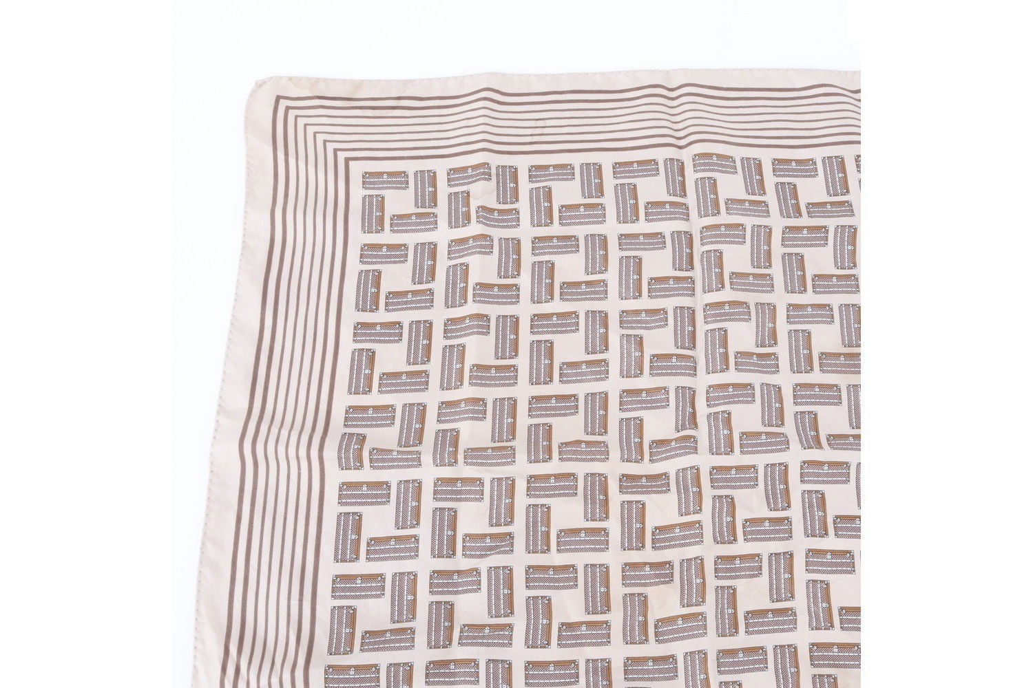 100% Silk Scarf with Tag — view 2