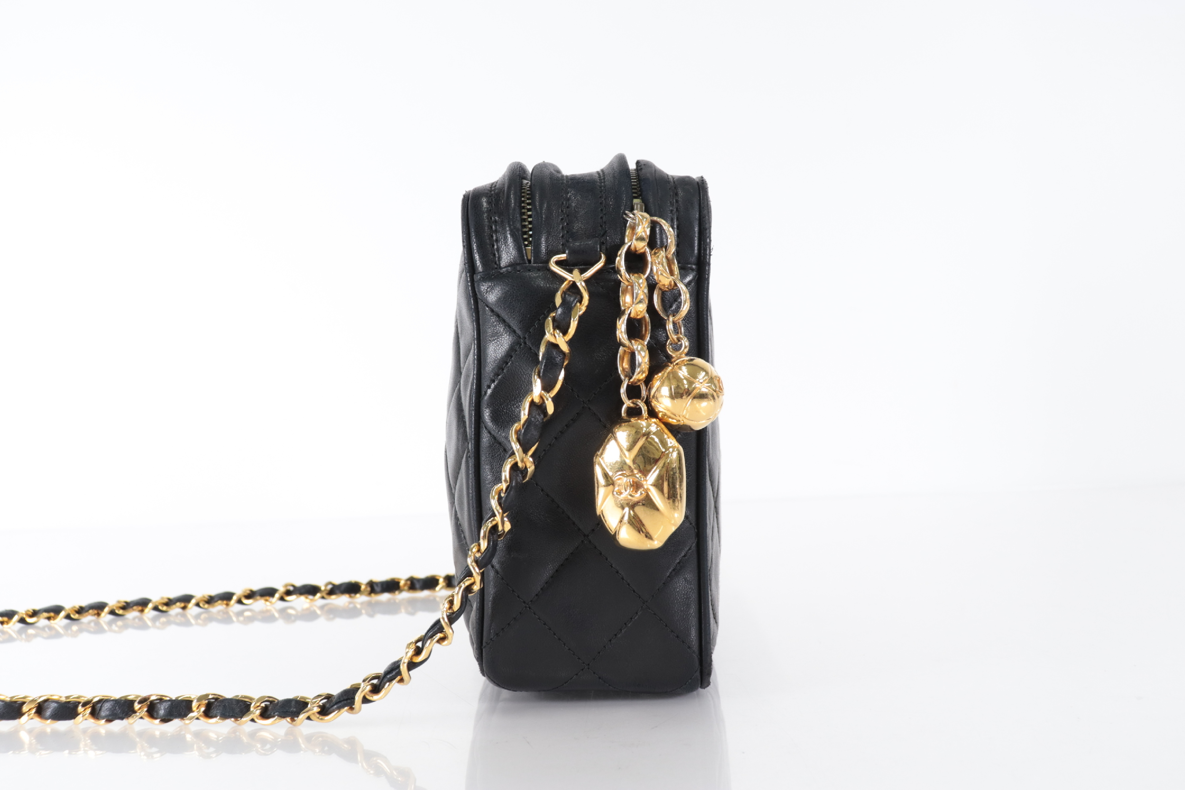 Matelassé Lamb Charm Chain Shoulder Bag (Series 2) — view 3