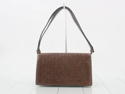 Intrecciato Lizard Shoulder Bag