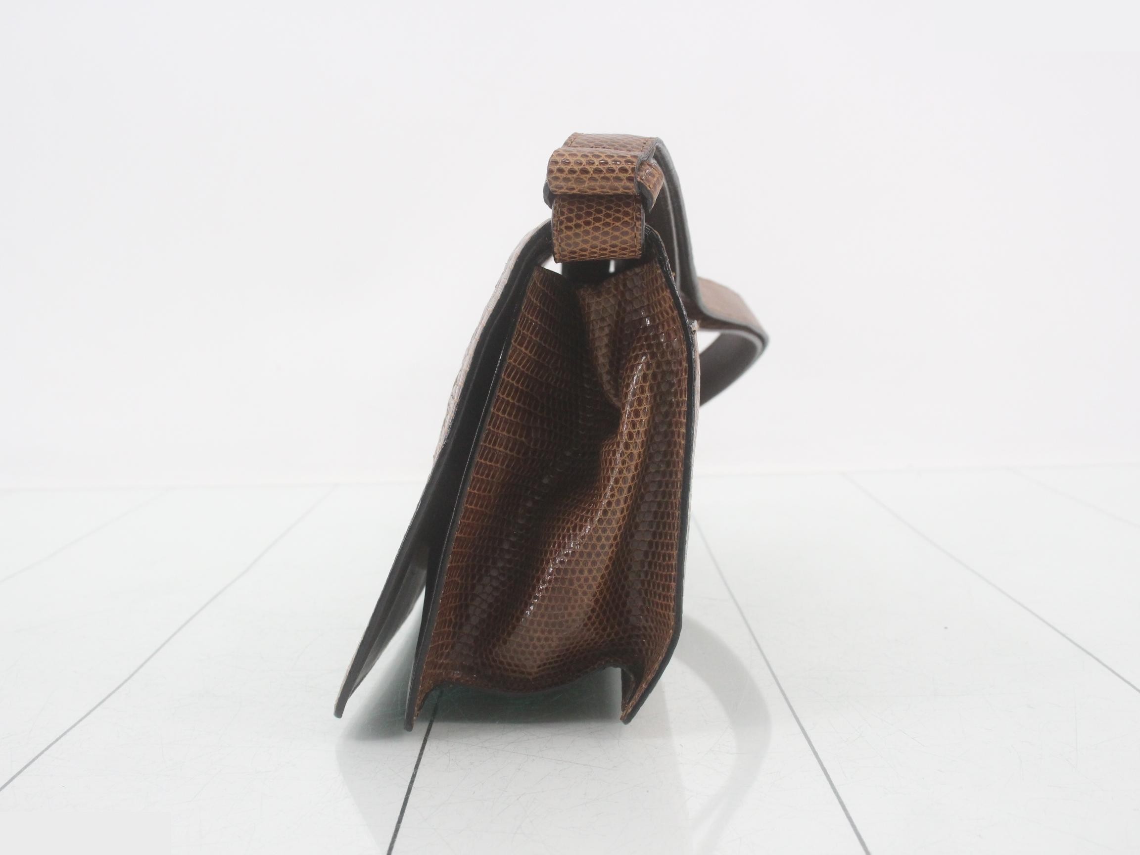 Intrecciato Lizard Shoulder Bag — view 3