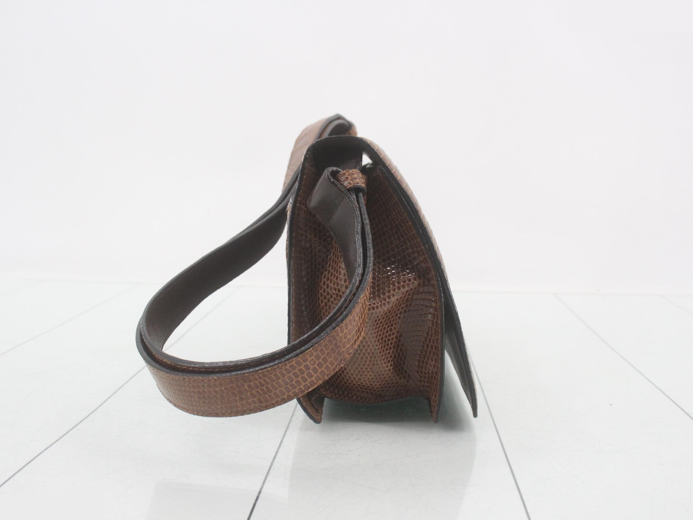 Intrecciato Lizard Shoulder Bag — view 4