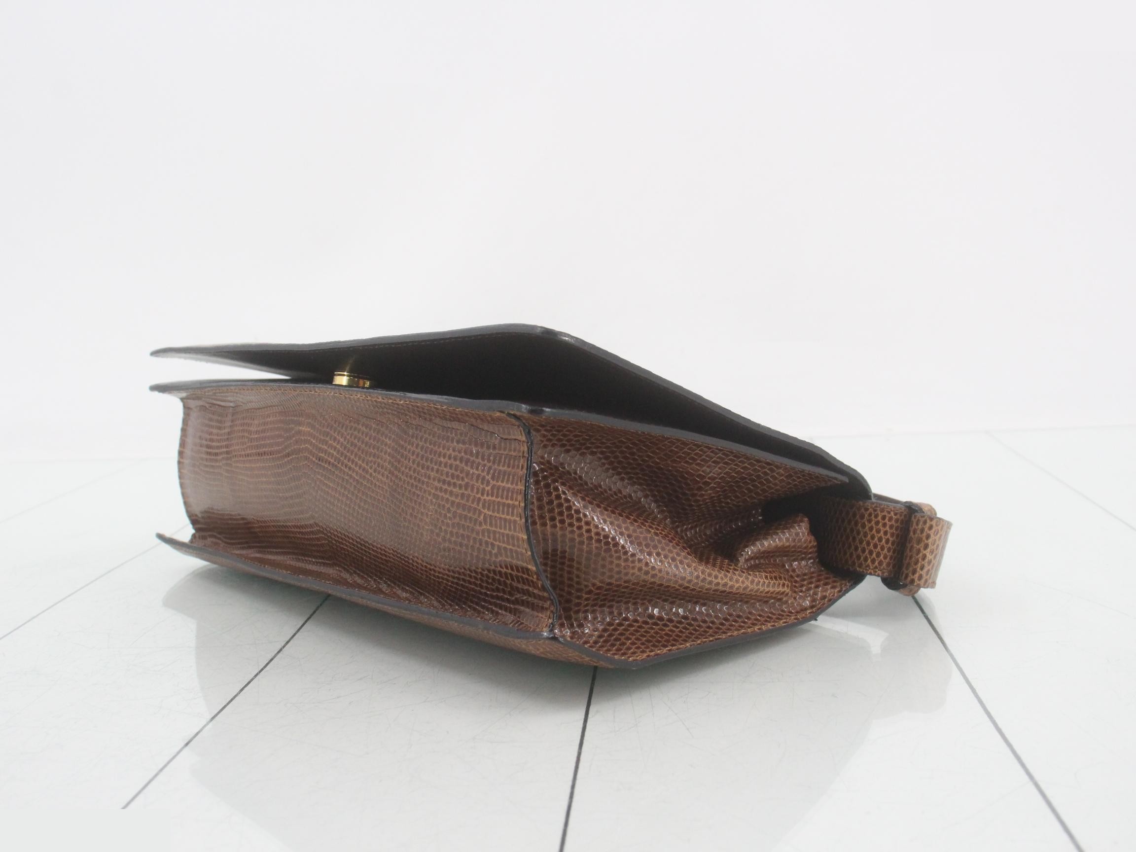 Intrecciato Lizard Shoulder Bag — view 6