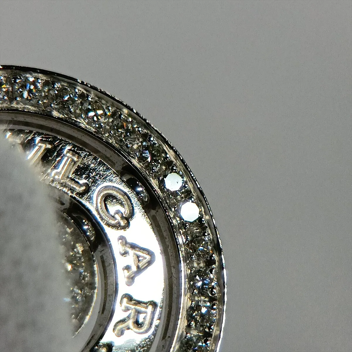 Astrale Cerchi Diamond Necklace, 750 (WG), 17.9g, minor chips on stones, — view 7