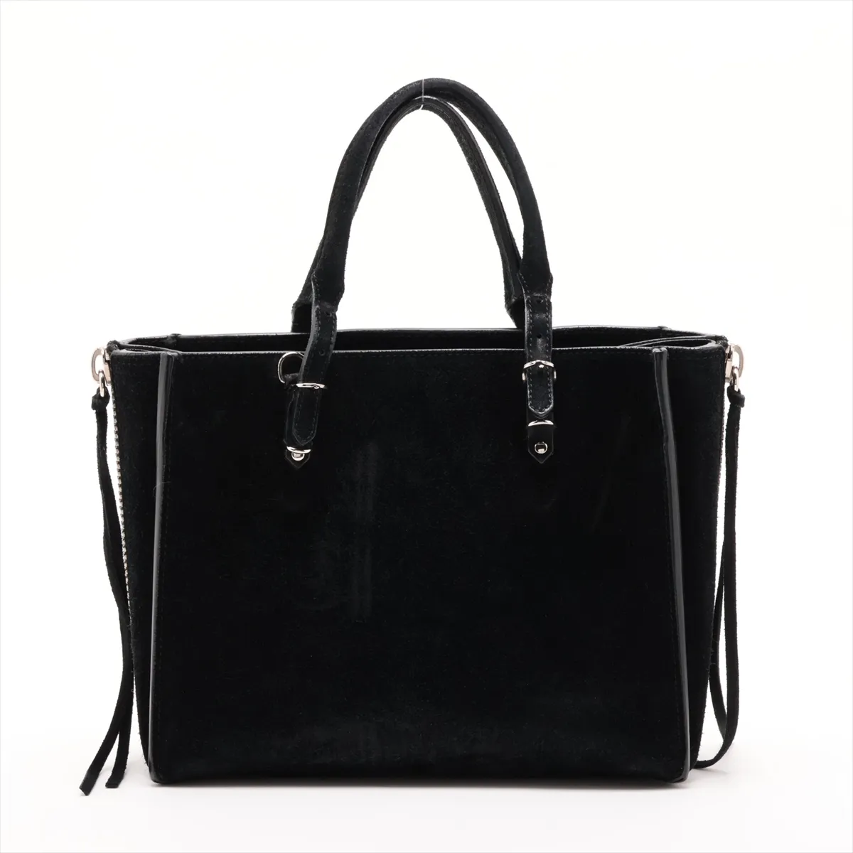 The Paper Mini 357333 Suede 2-Way Handbag Black — view 2