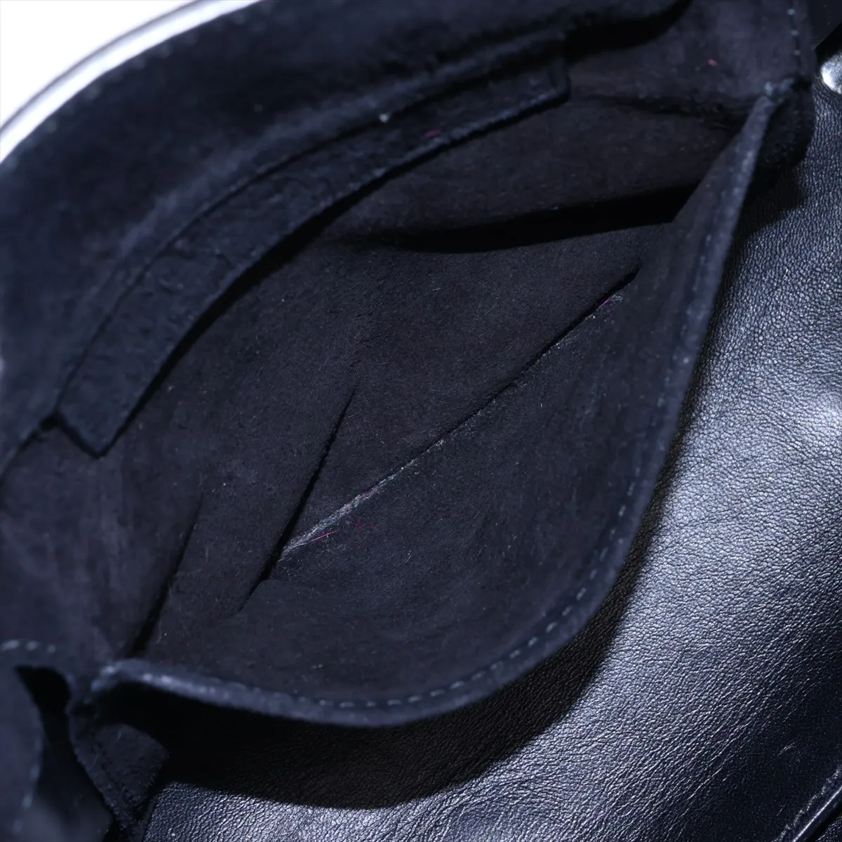 The Paper Mini 357333 Suede 2-Way Handbag Black — view 9