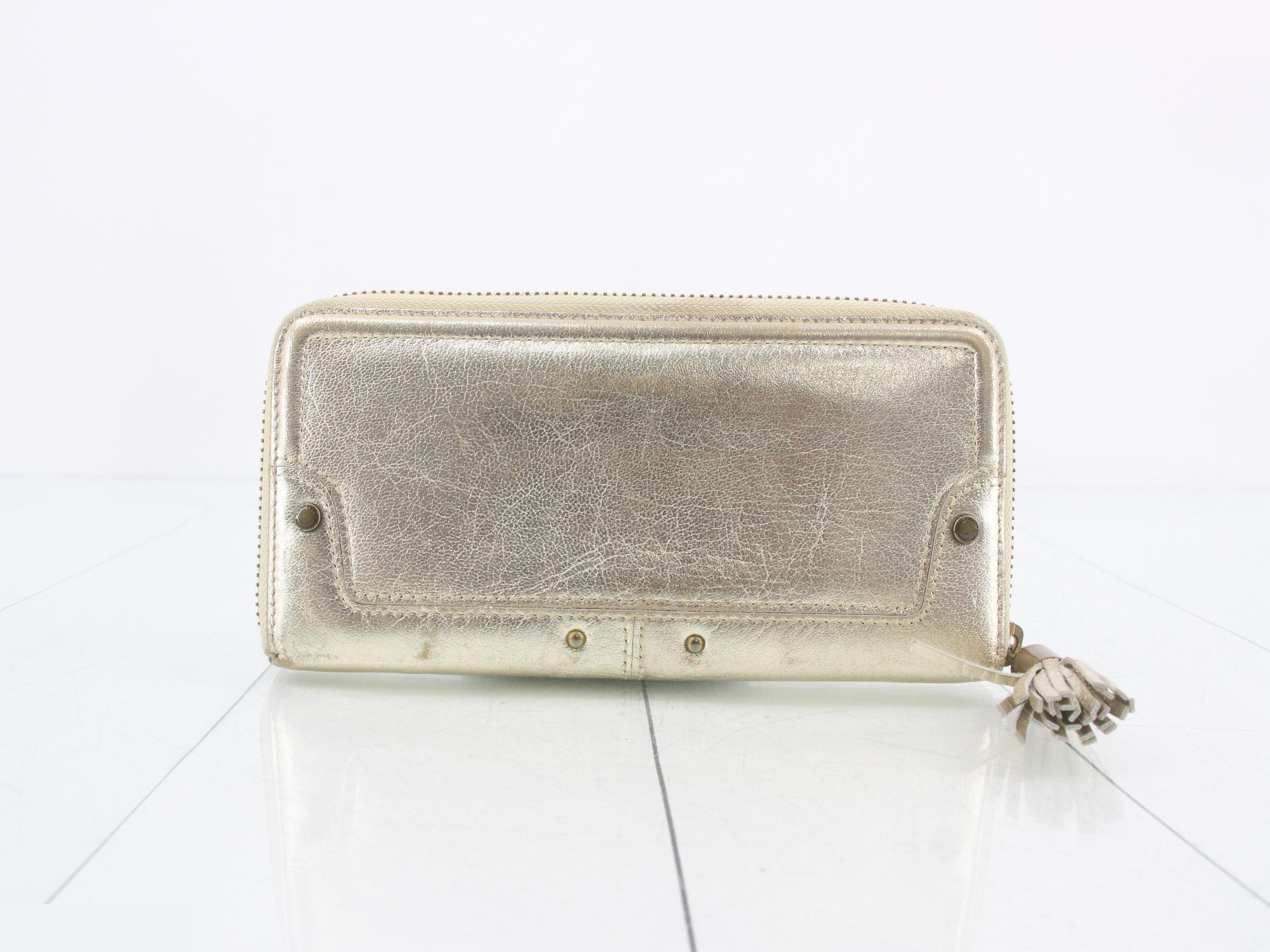 Leather long wallet — view 2