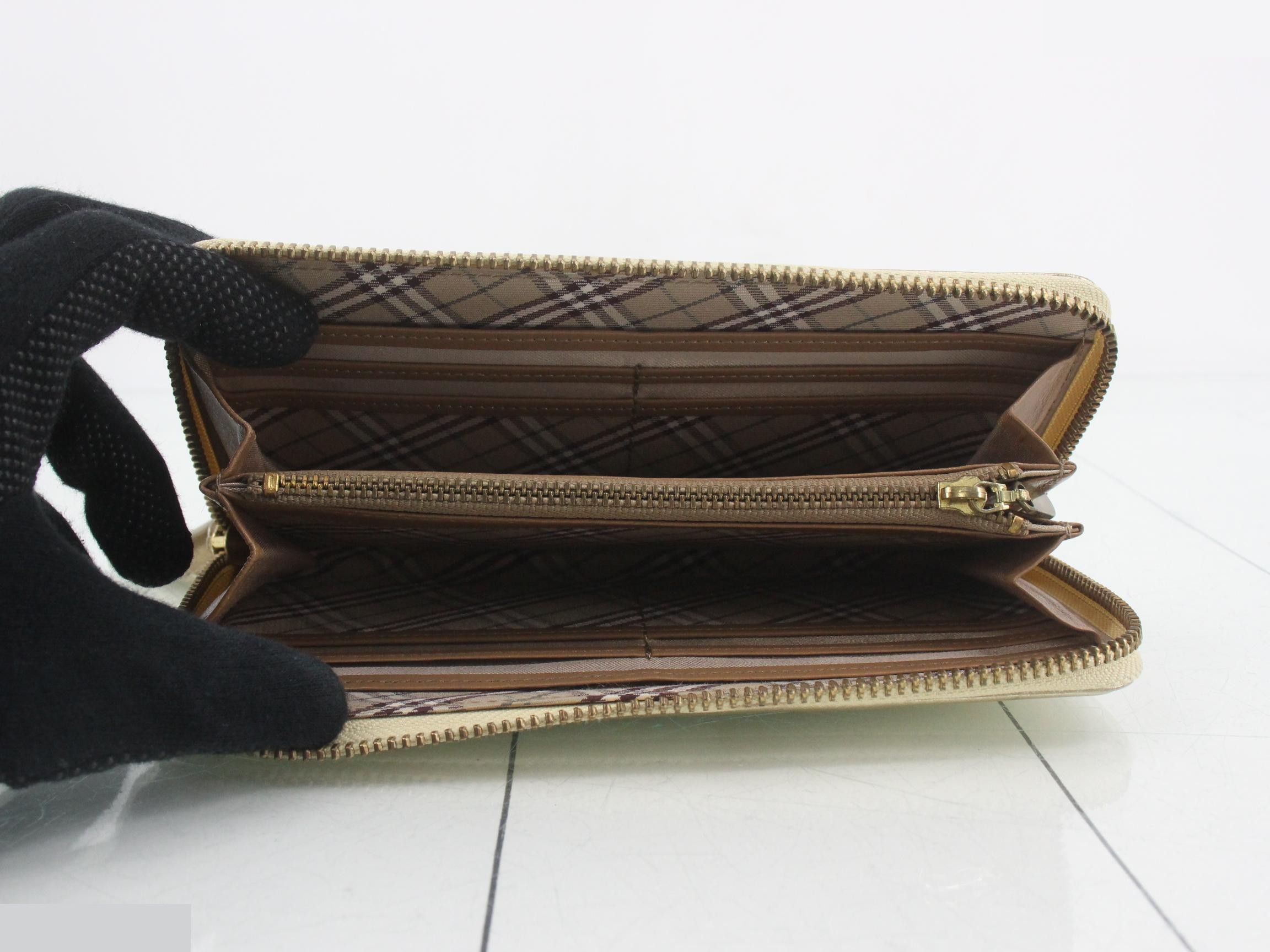 Leather long wallet — view 4