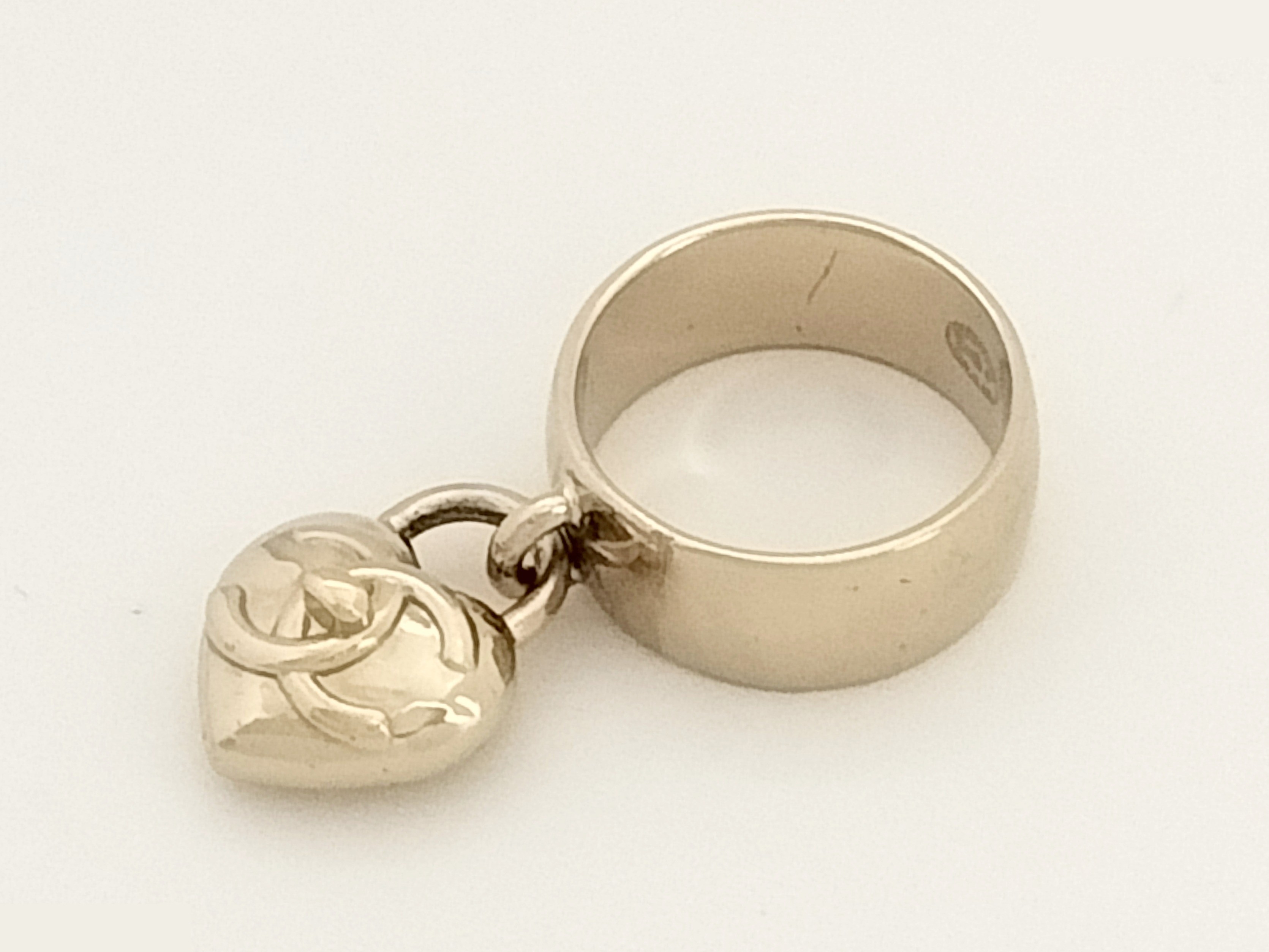 Coco Heart Gold Ring #12 B22B — view 4