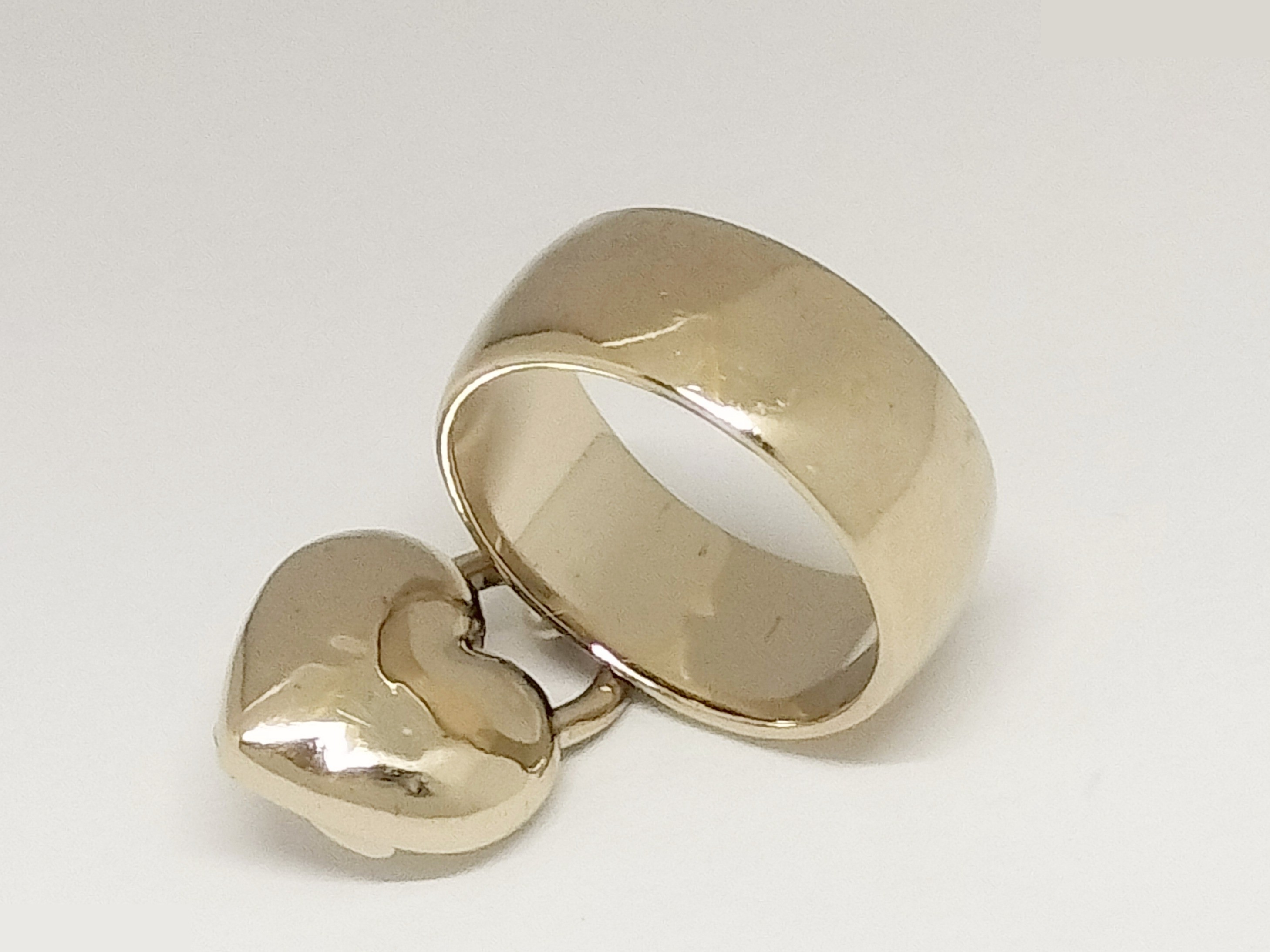 Coco Heart Gold Ring #12 B22B — view 6