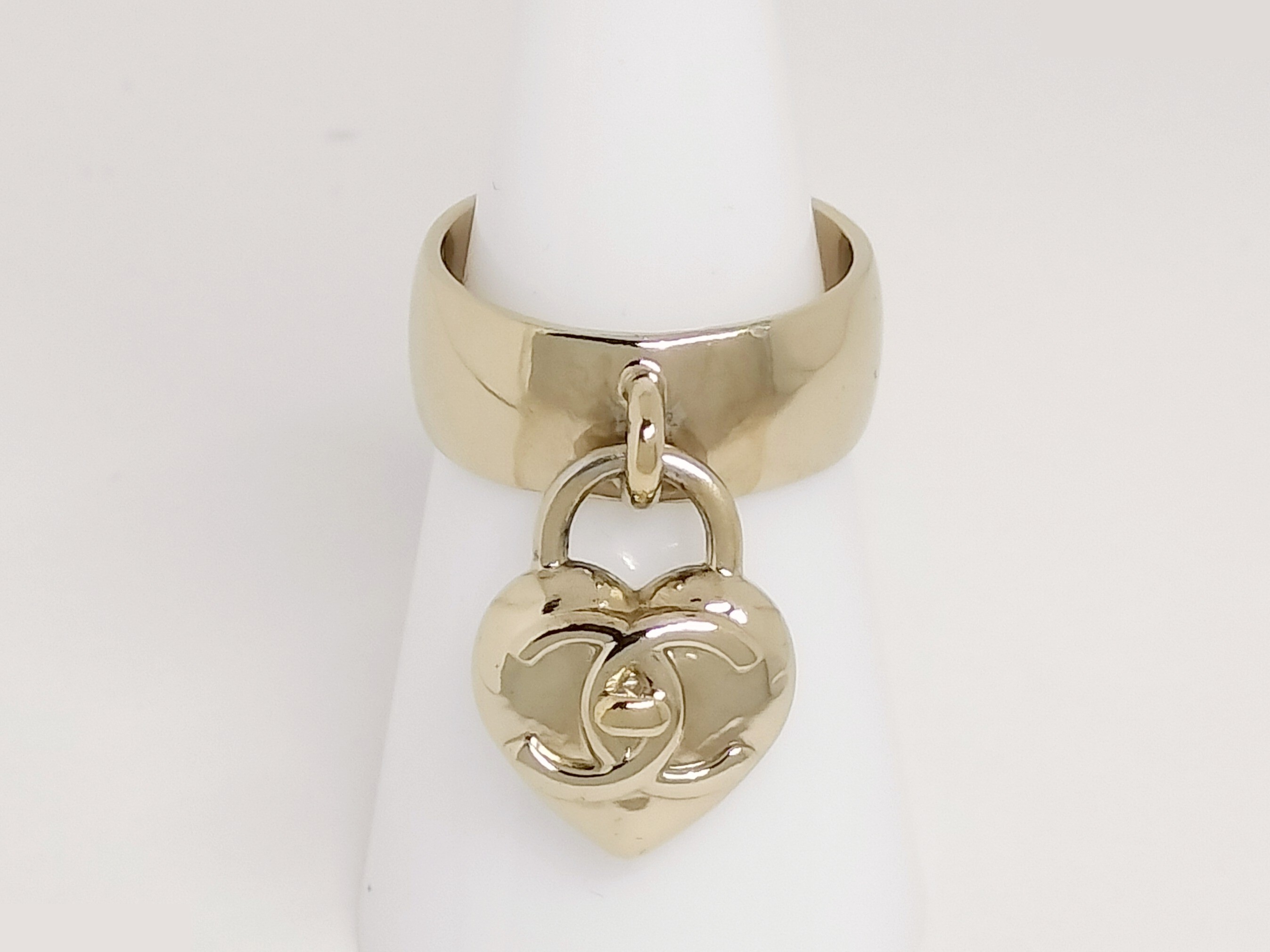 Coco Heart Gold Ring #12 B22B — view 7