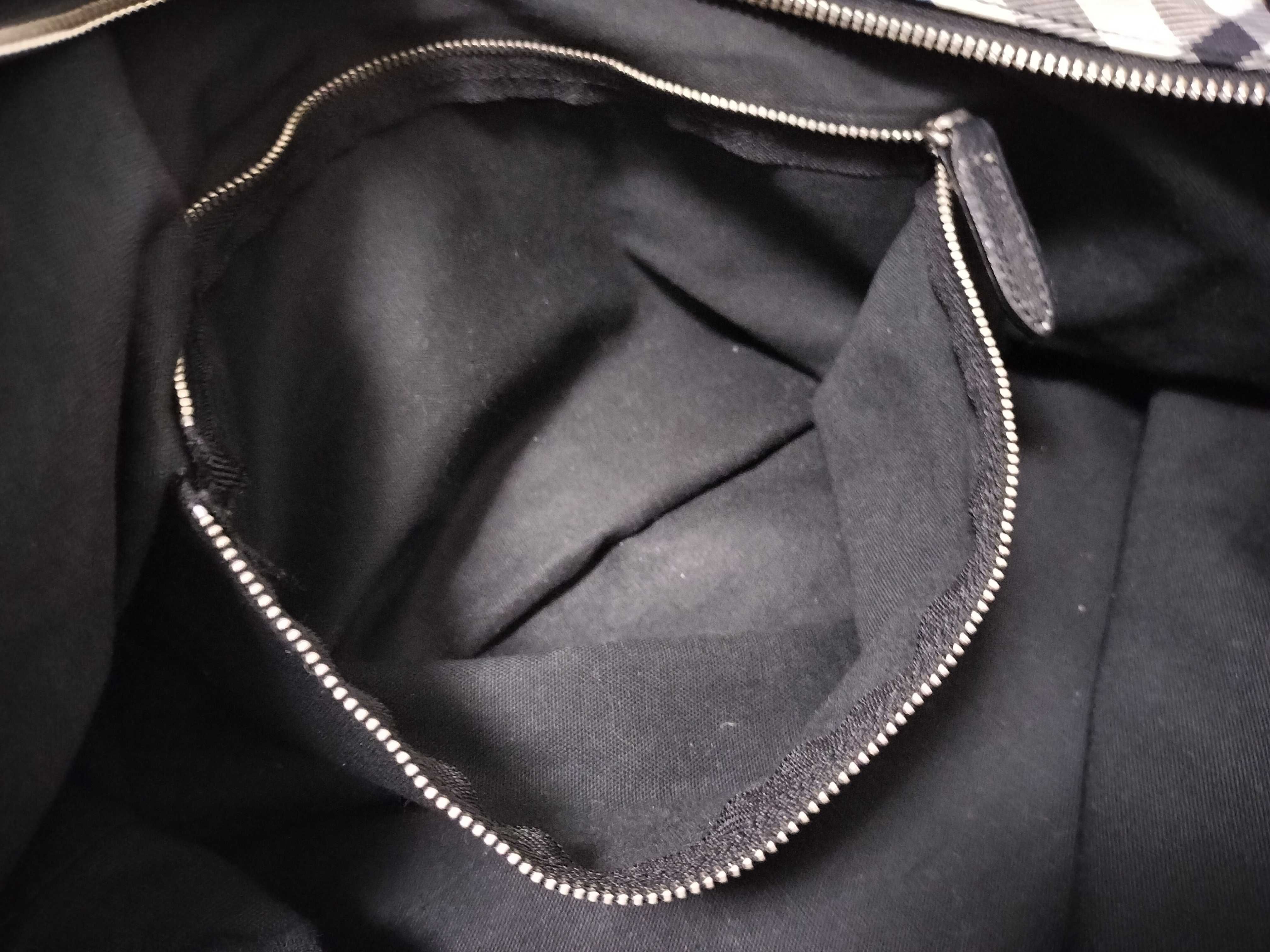 Blue Label Nova Check Leather Tote Bag — view 11