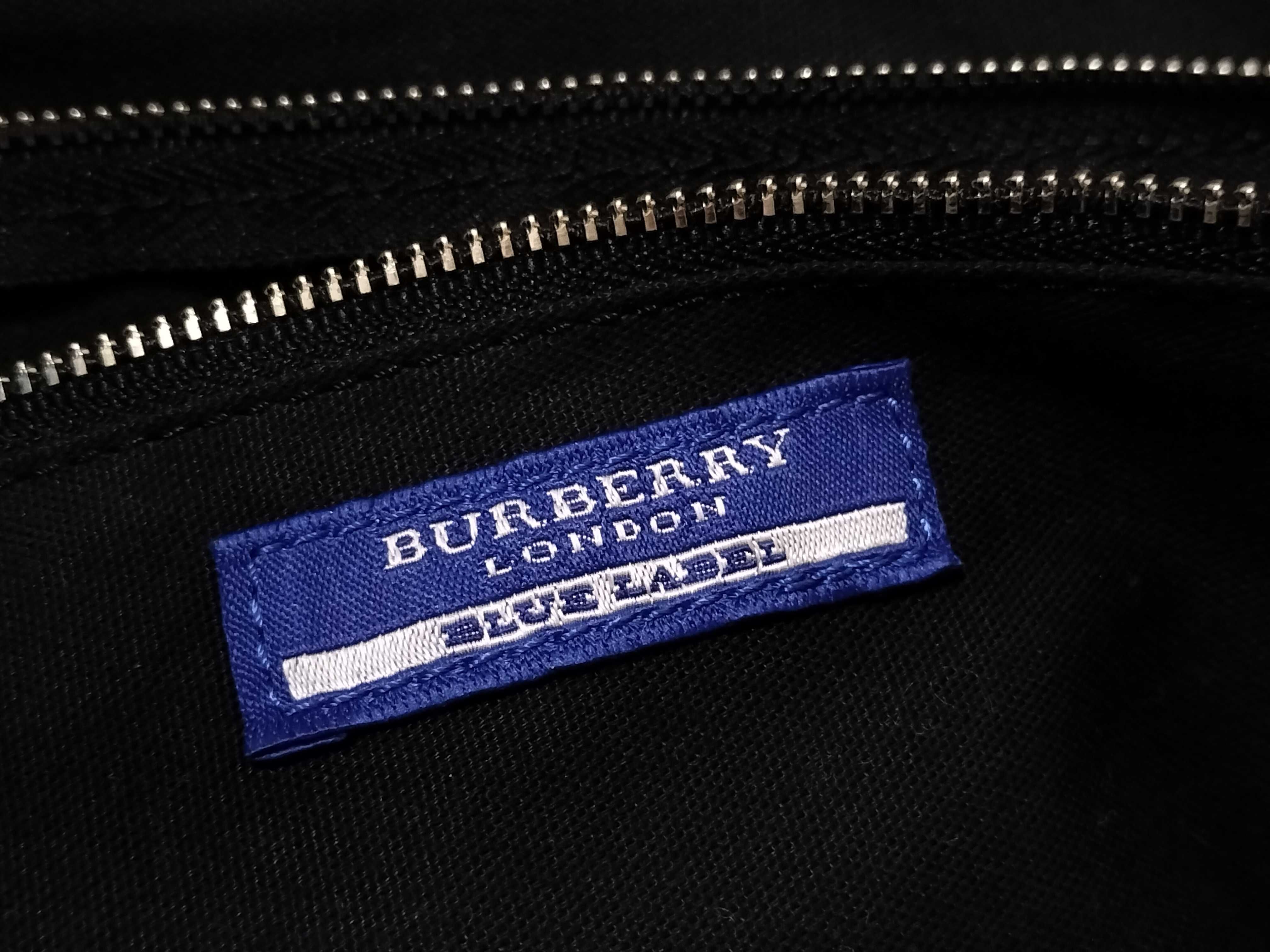 Blue Label Nova Check Leather Tote Bag — view 12