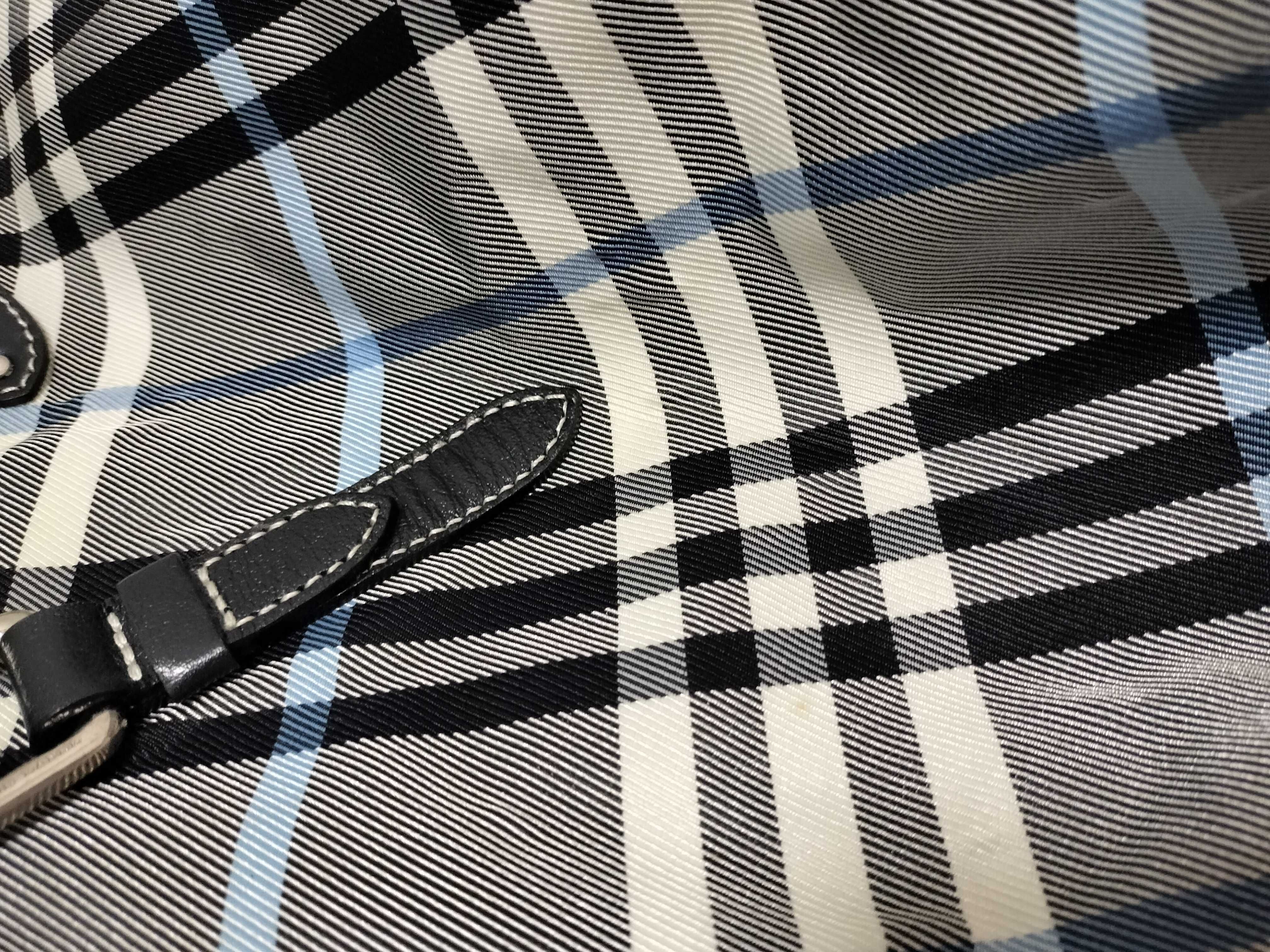 Blue Label Nova Check Leather Tote Bag — view 15