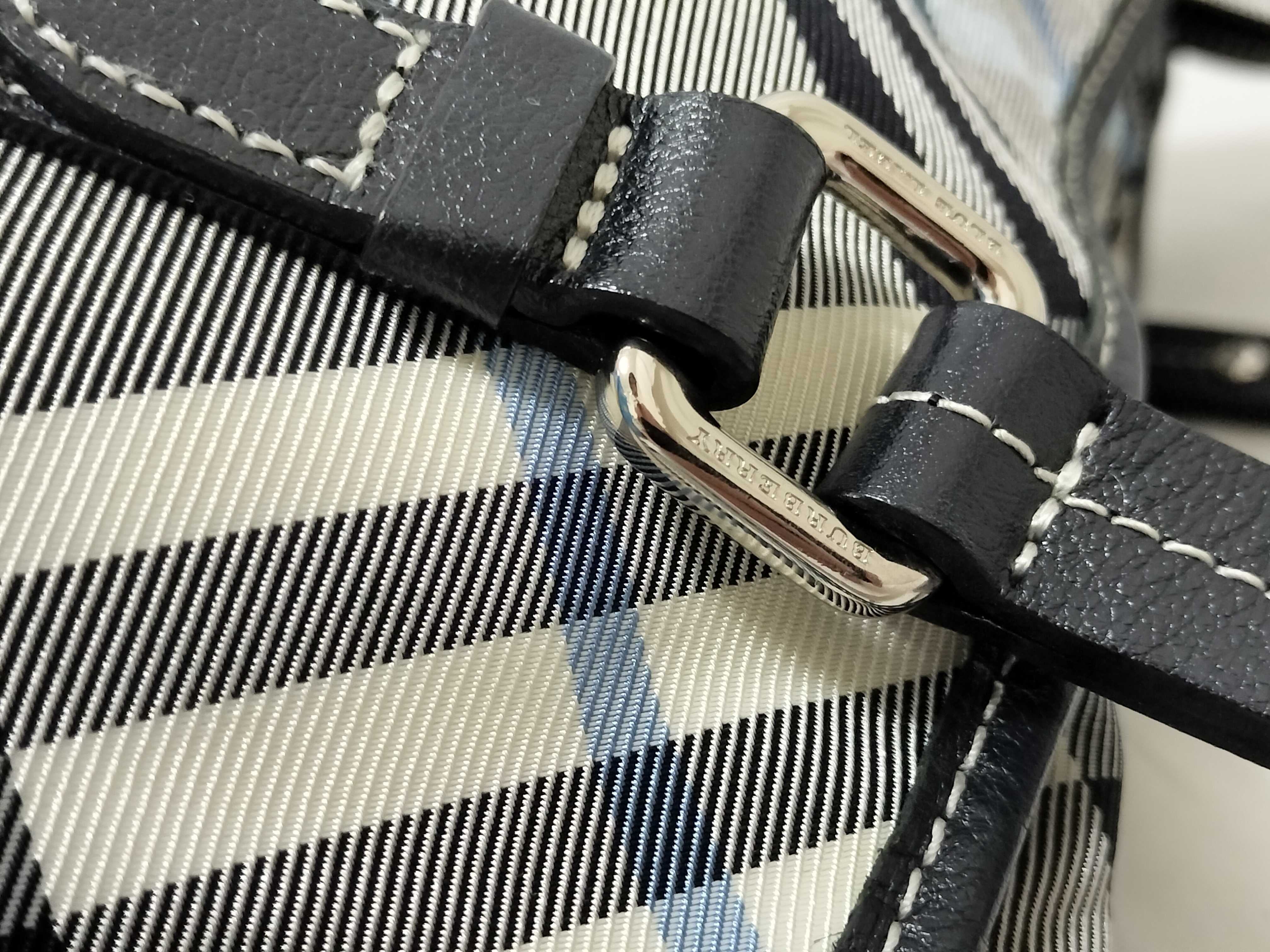 Blue Label Nova Check Leather Tote Bag — view 5