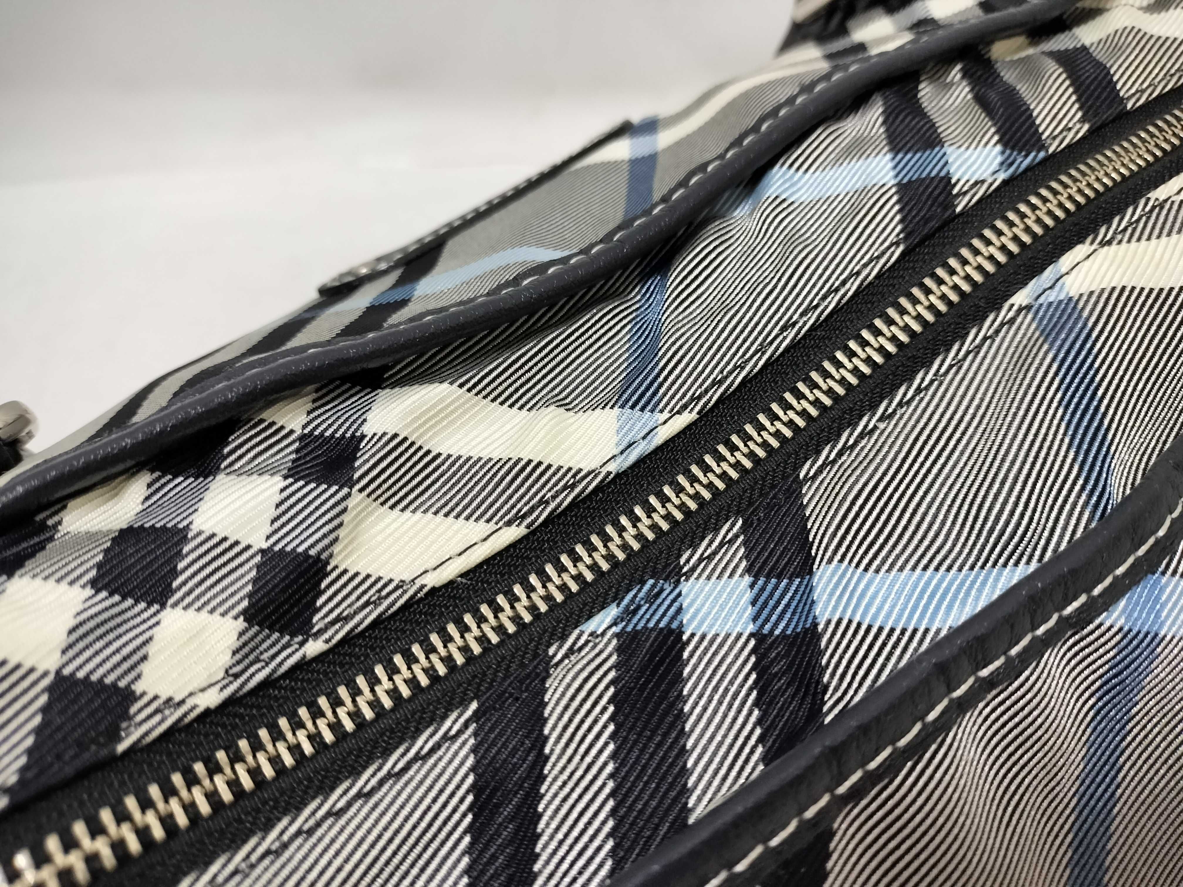 Blue Label Nova Check Leather Tote Bag — view 6