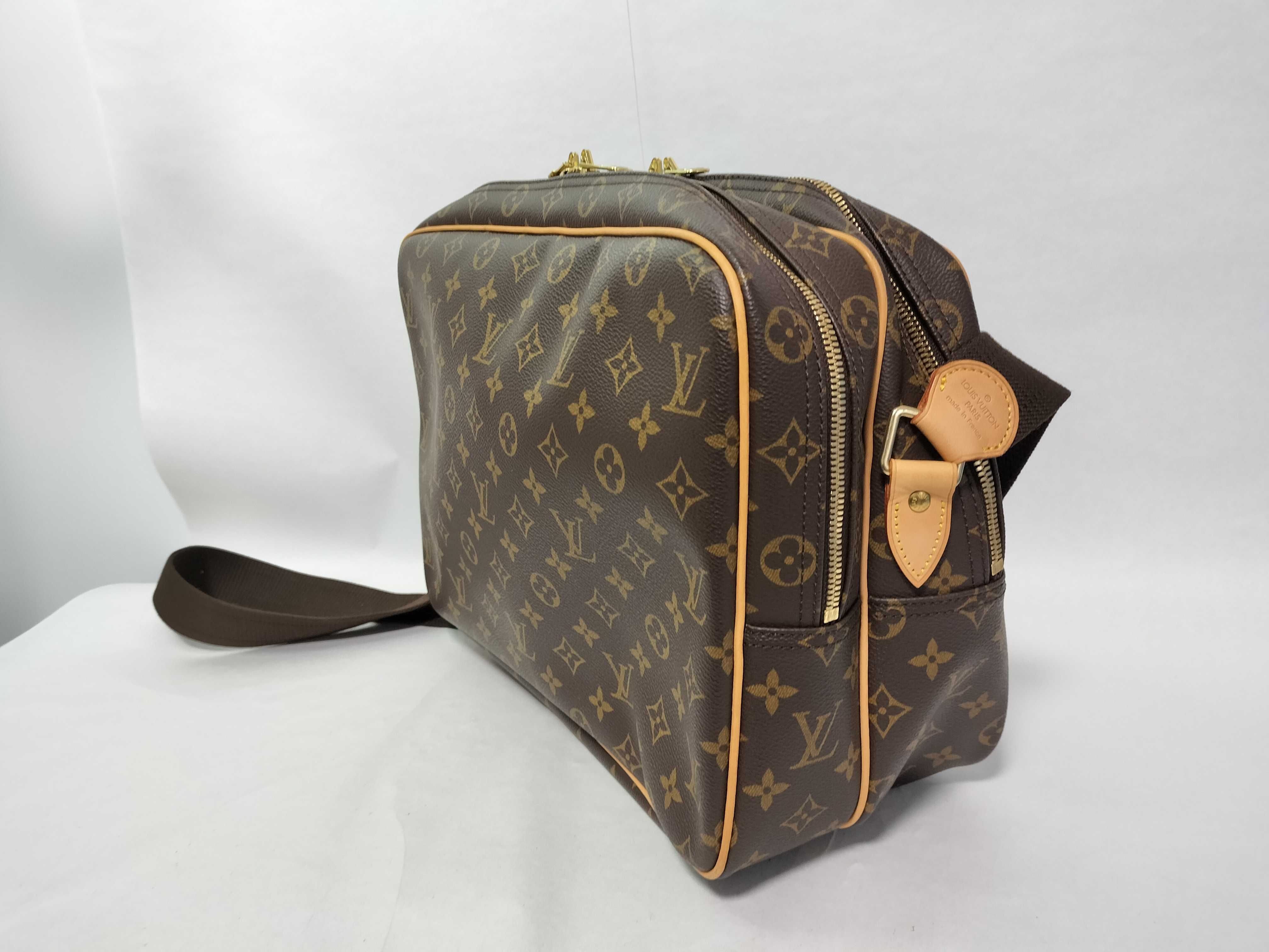 Monogram Reporter GM M45252 SP1013 Brown Shoulder Bag — view 3
