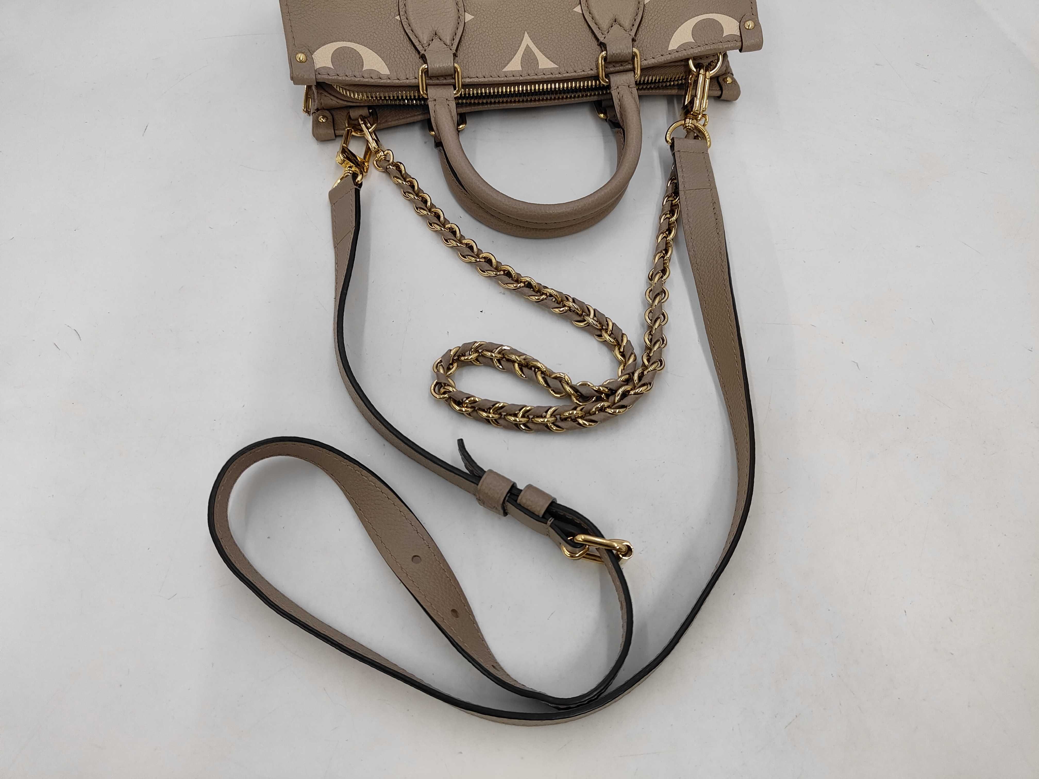 Monogram Empreinte OnTheGo EW M23641 Brown RFID-detectable shoulder bag — view 5
