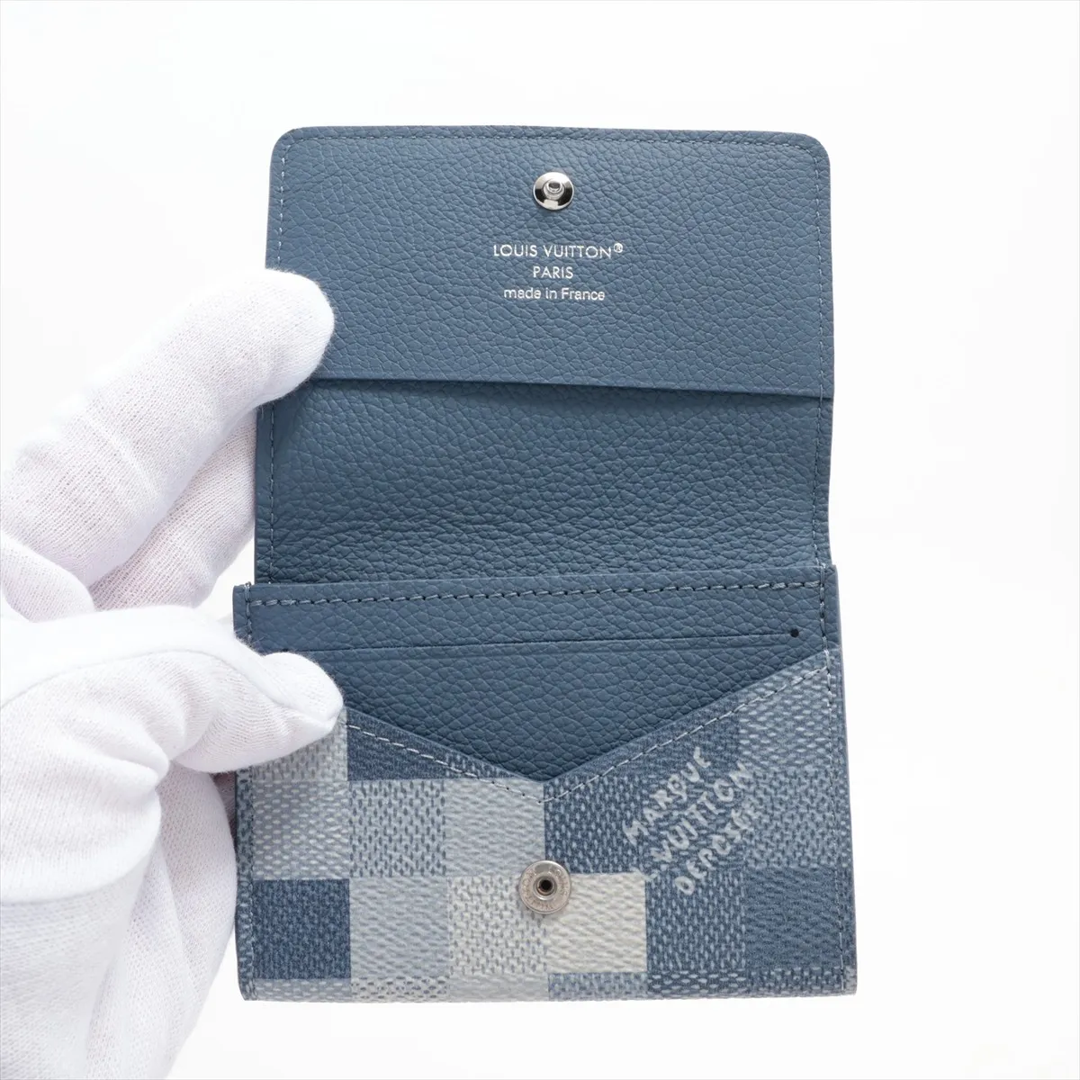 Damouflage Enveloppe Carte de Visite - Blue Card Case M2A103 (RFID detected) — view 3
