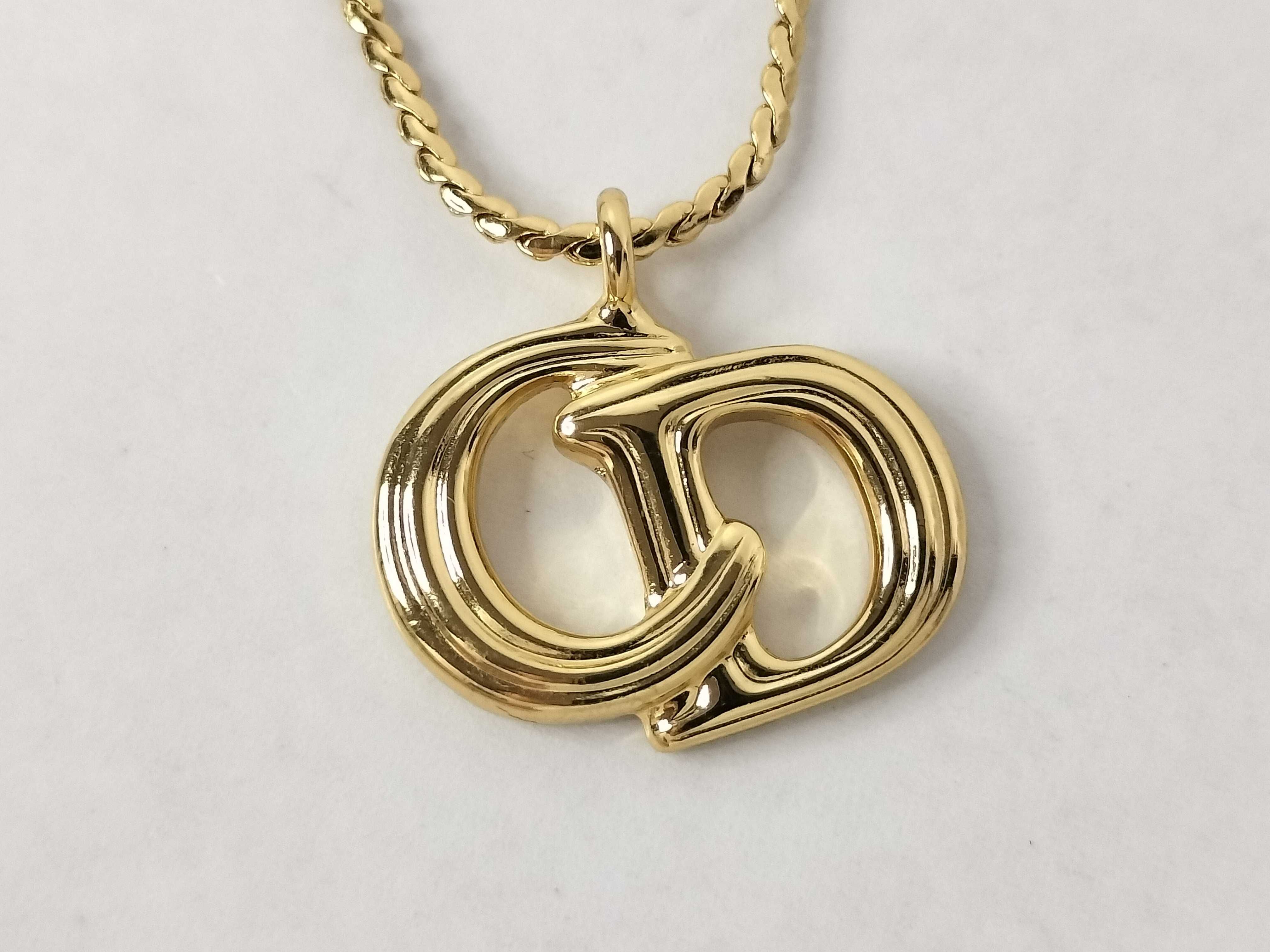 Gold Logo Necklace — view 2