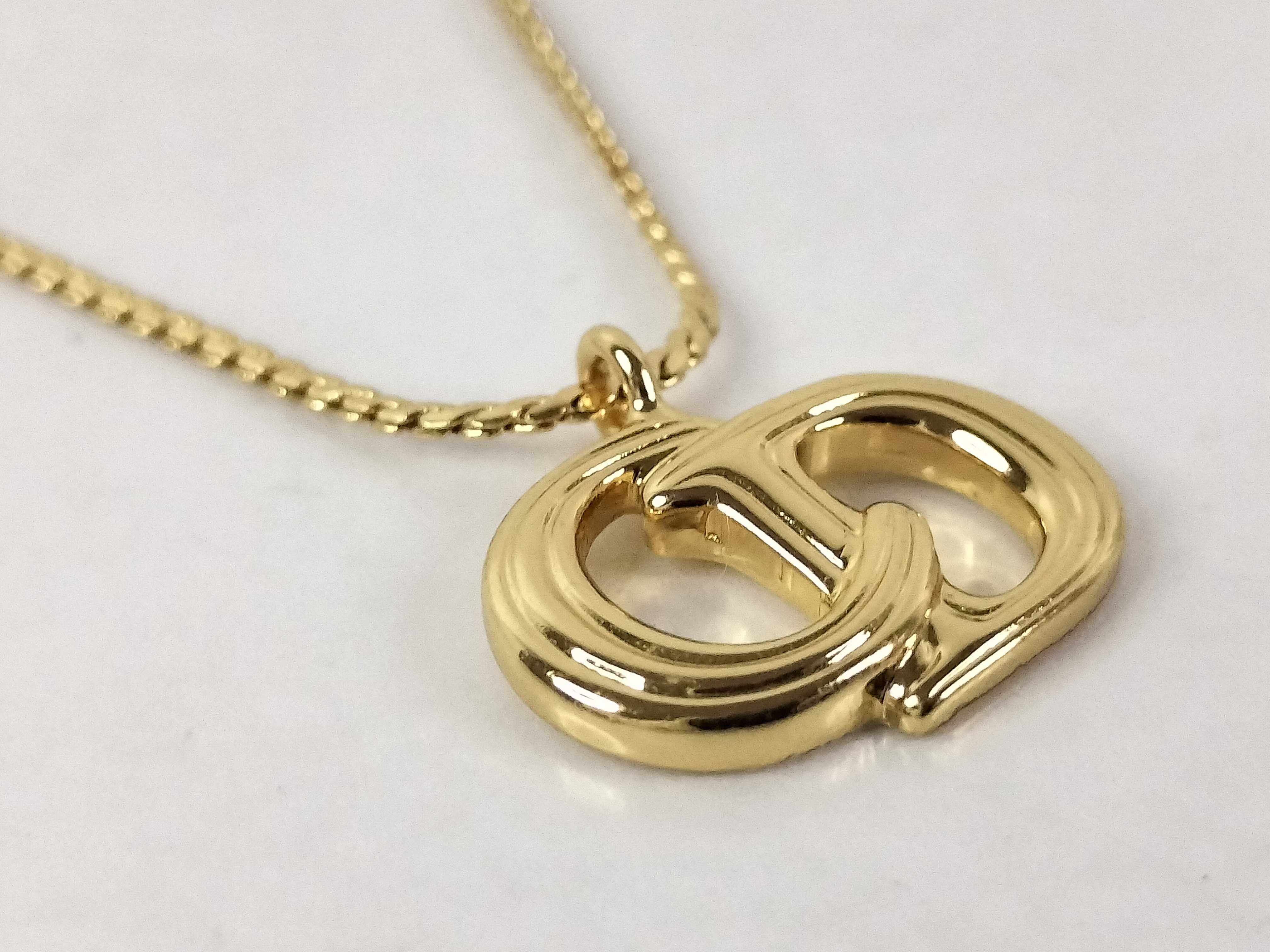 Gold Logo Necklace — view 3