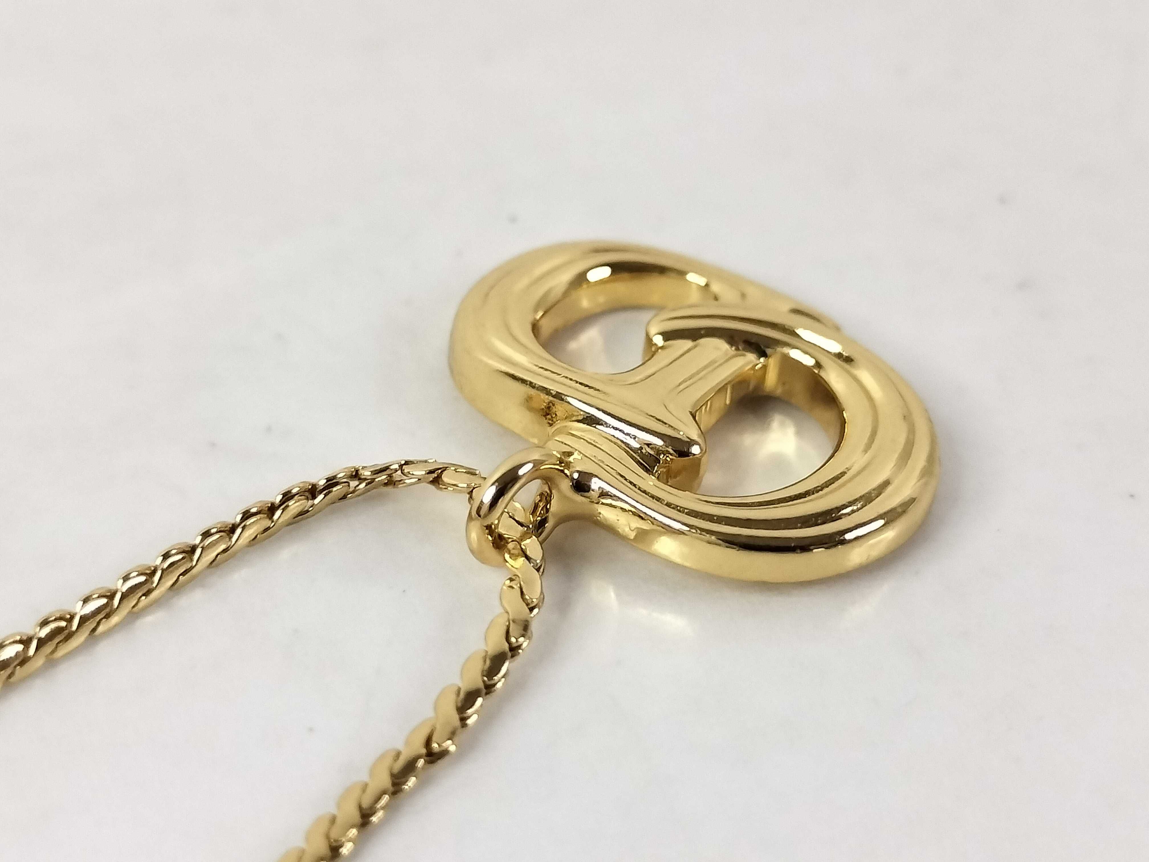 Gold Logo Necklace — view 4
