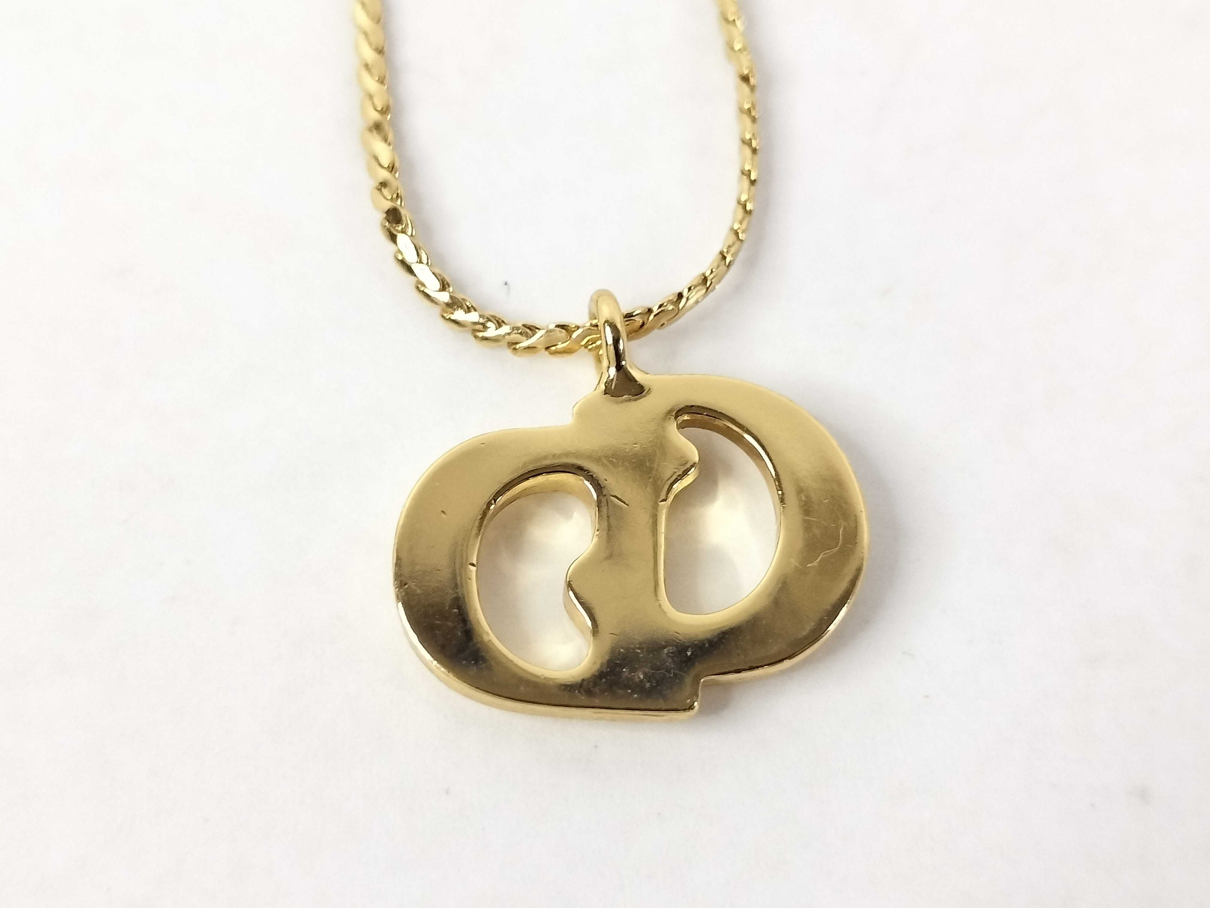Gold Logo Necklace — view 5