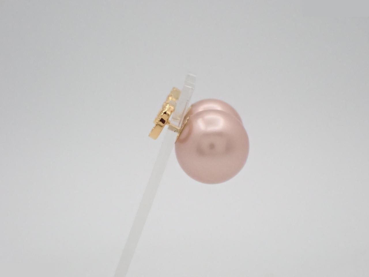 Gold earrings — view 3
