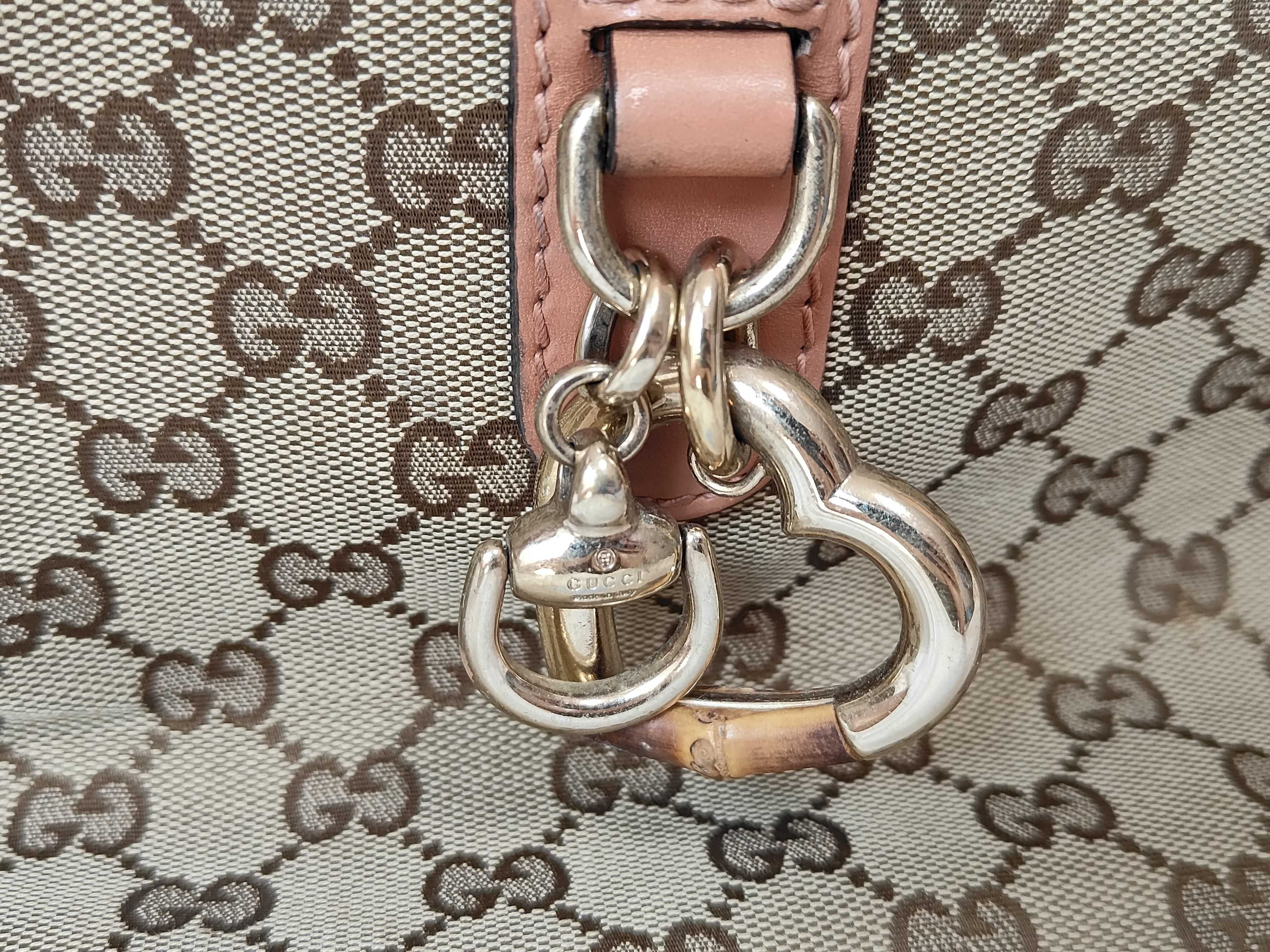 Jacquard Canvas Pink Tote Bag (Handbag) — view 13