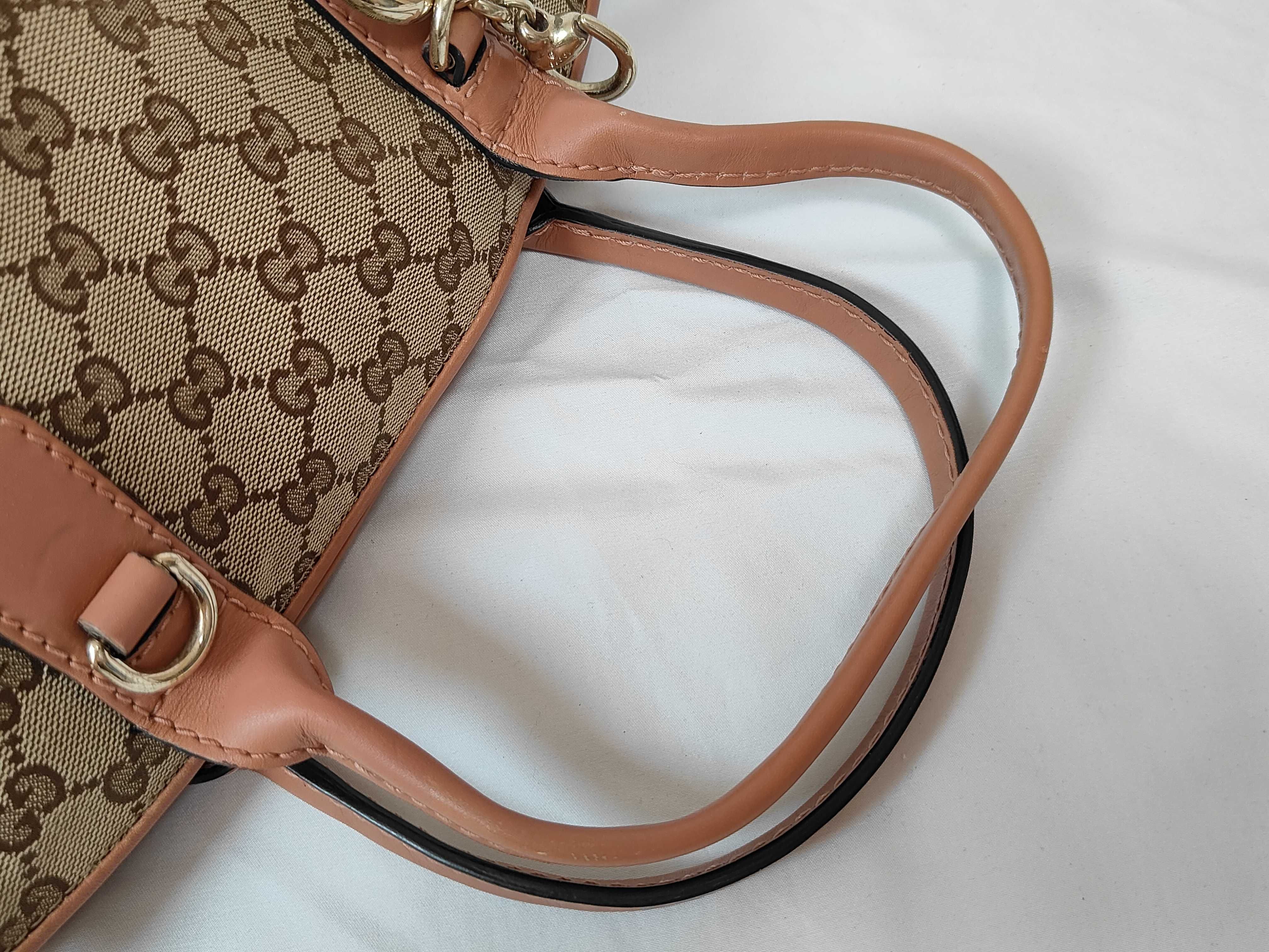 Jacquard Canvas Pink Tote Bag (Handbag) — view 3