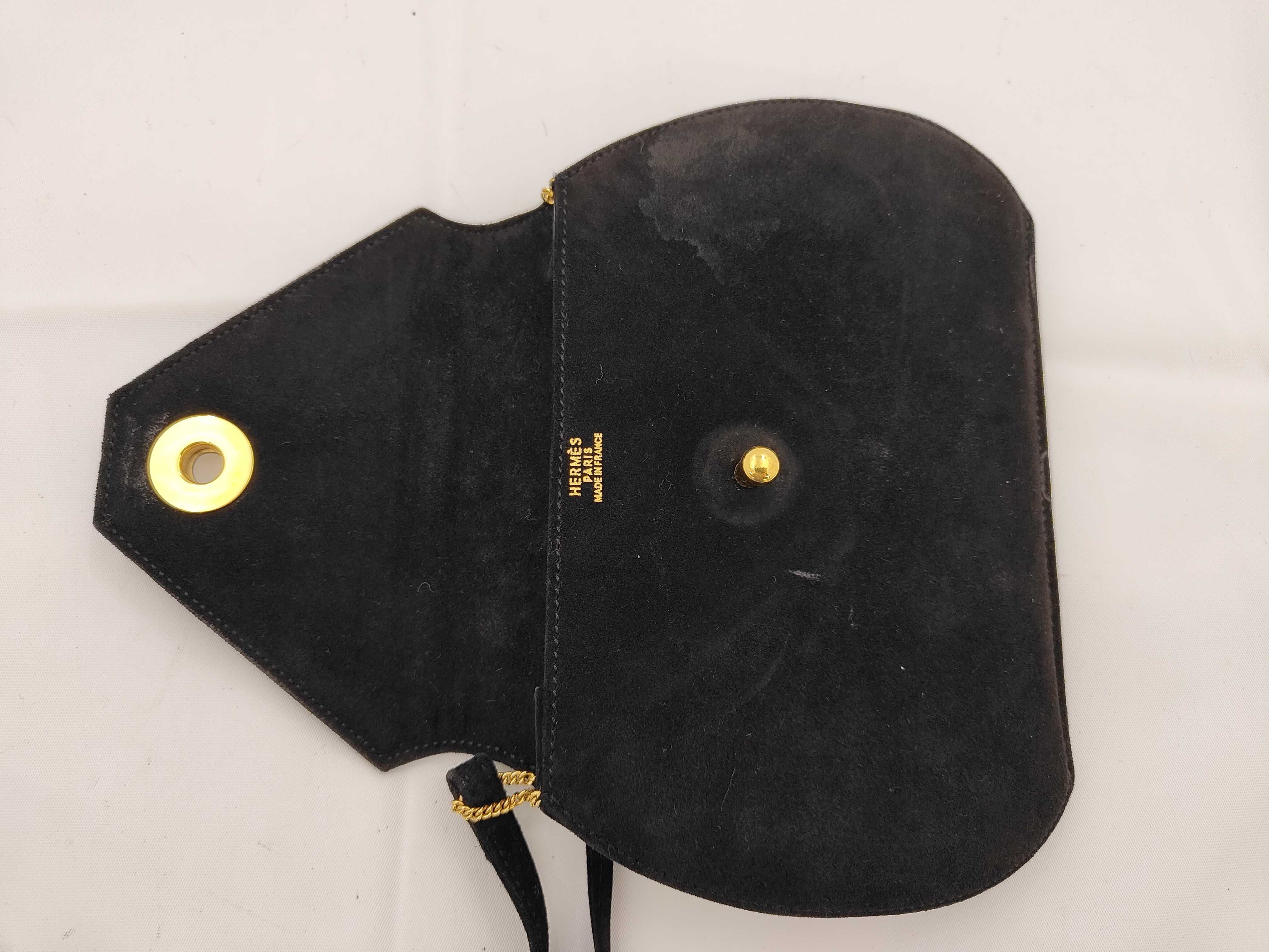 Claire de Lune Doblis Black Gold Hardware Shoulder Bag (with X stamp) — view 15