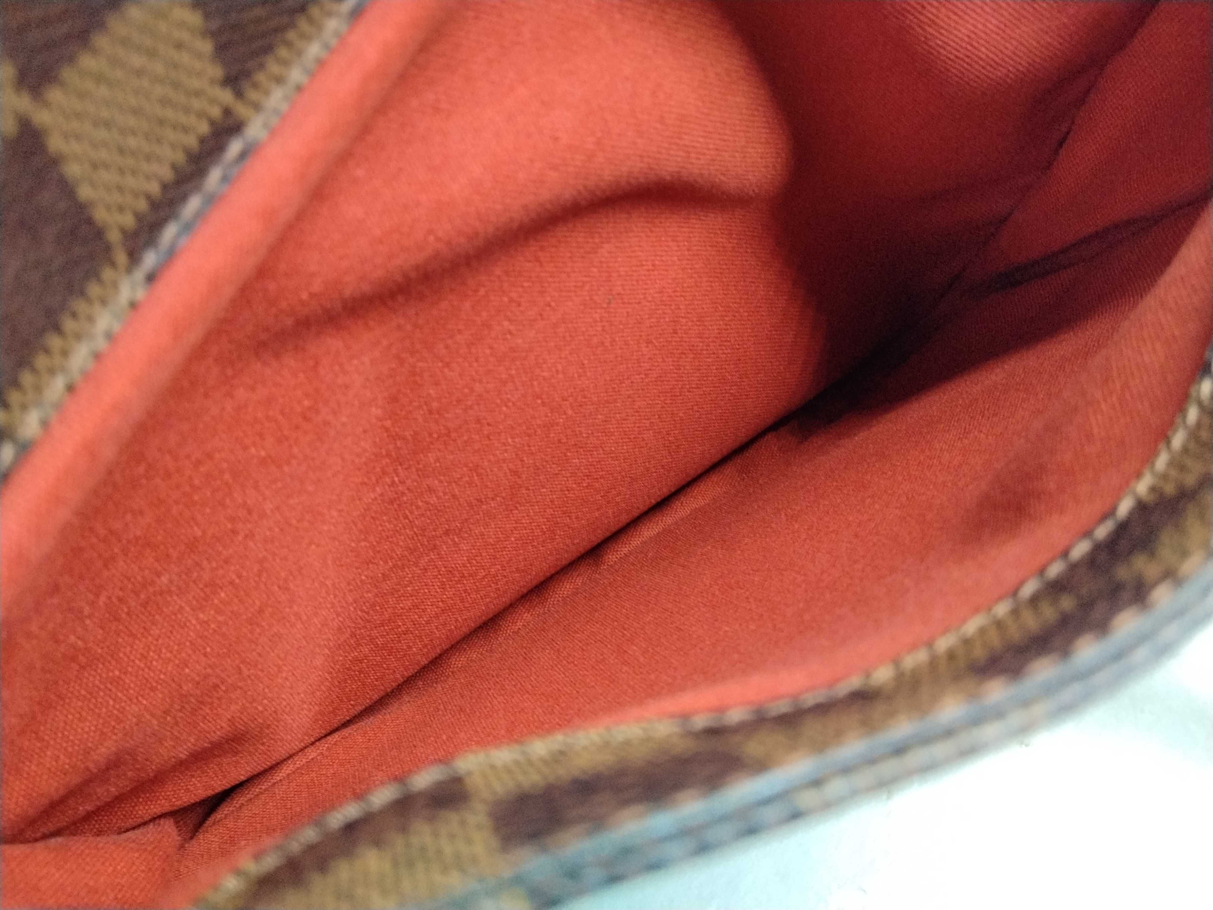 Damier Belem MM N51174 Brown PVC Leather Handbag Tote Bag — view 14