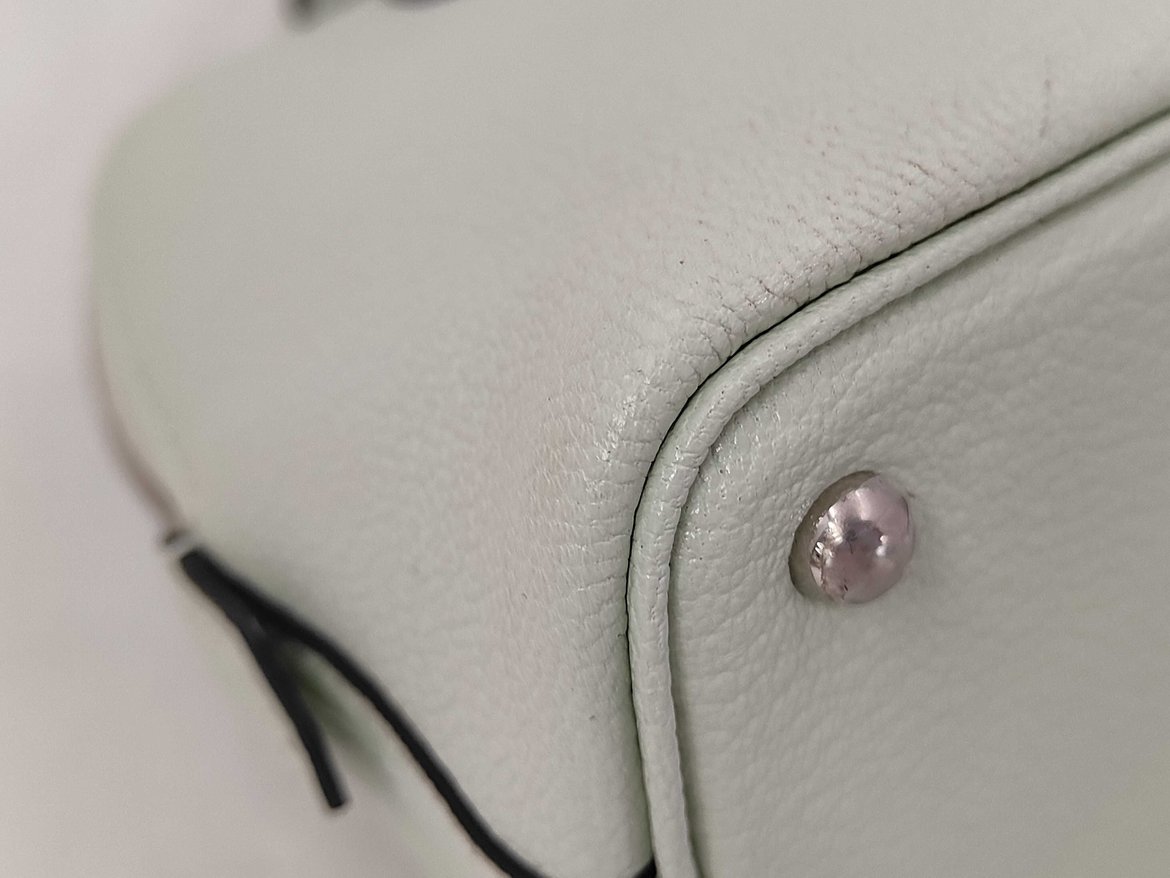 Mini Bolide 1923 Chevre Leather Vert Fizz B Stamp Handbag — view 3