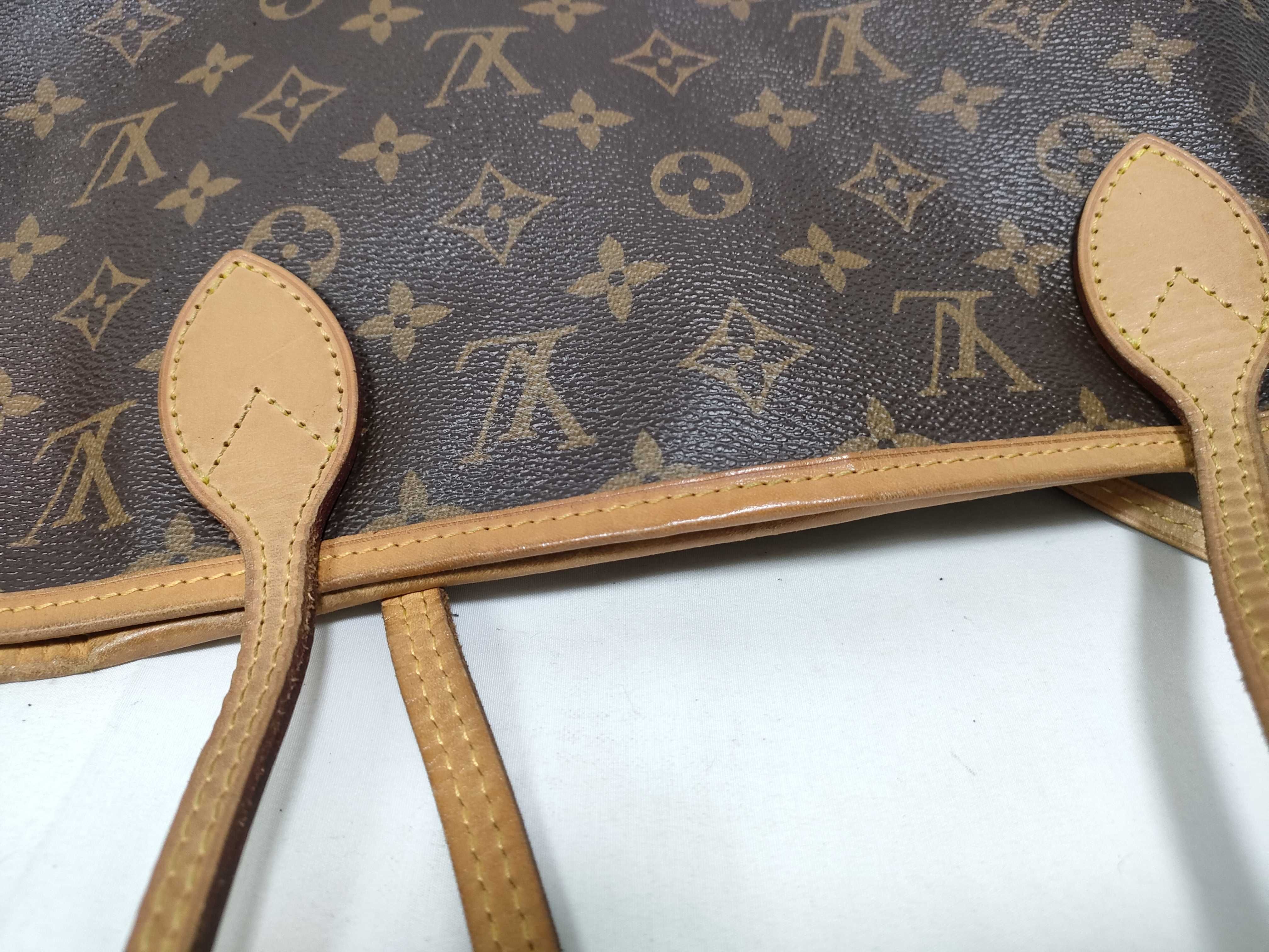 Monogram PH- Neverfull Shoulder Bag Brown Canvas Tote Bag — view 12