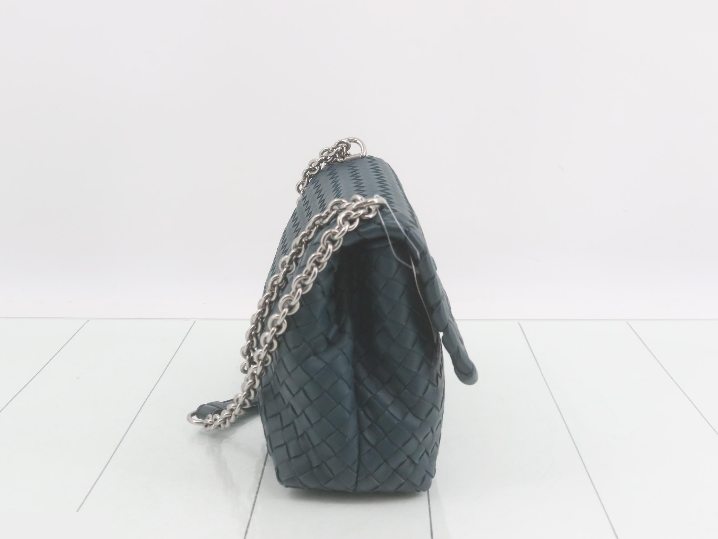 Intrecciato Chain Shoulder Bag — view 4