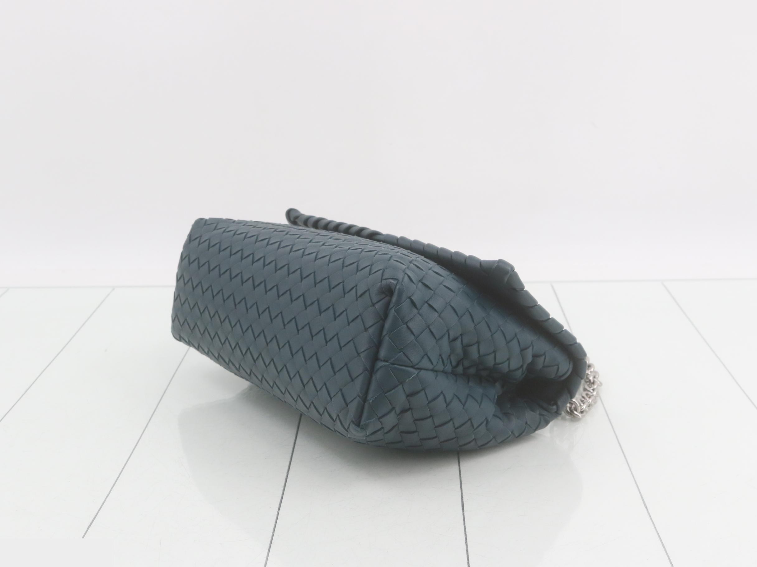Intrecciato Chain Shoulder Bag — view 6