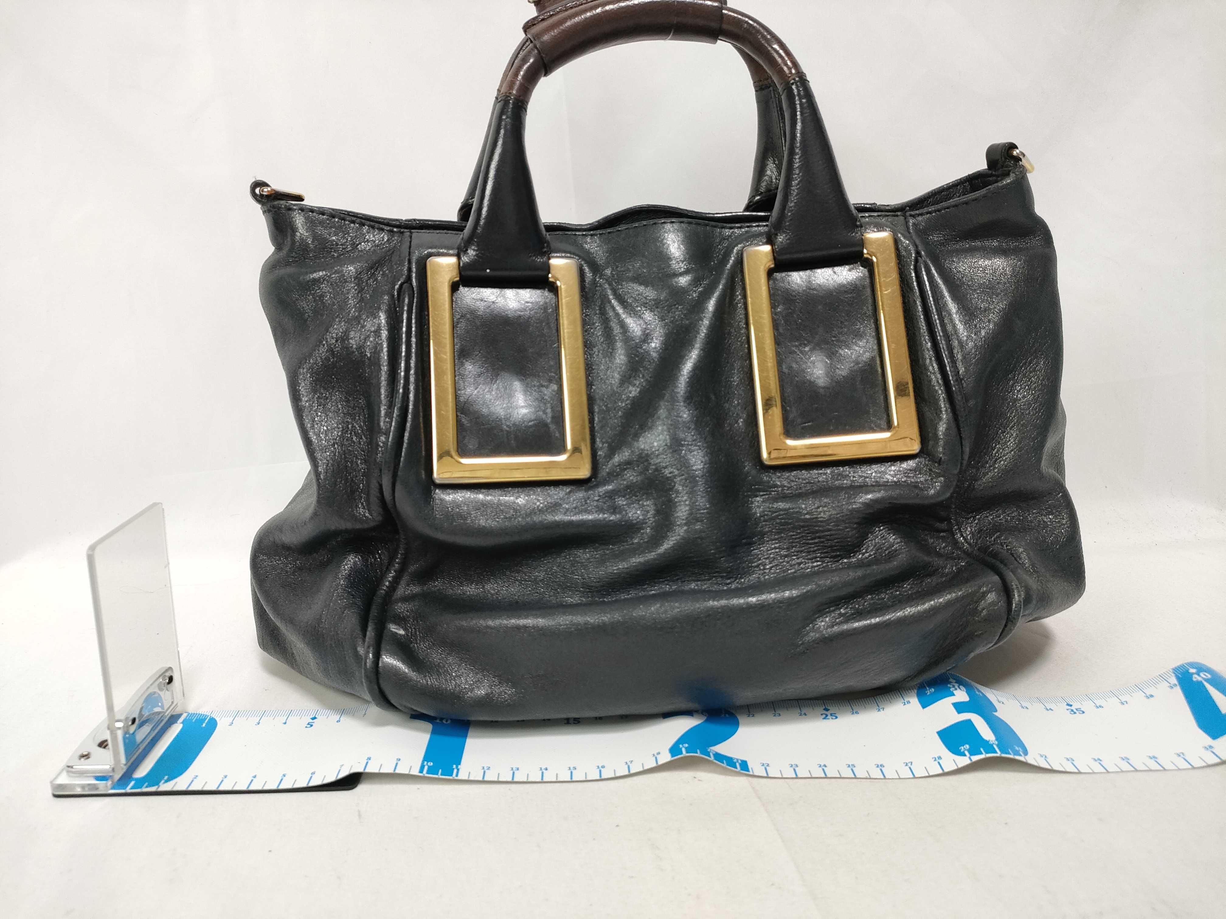 Ethel 2-way Black Handbag Shoulder Bag — view 2