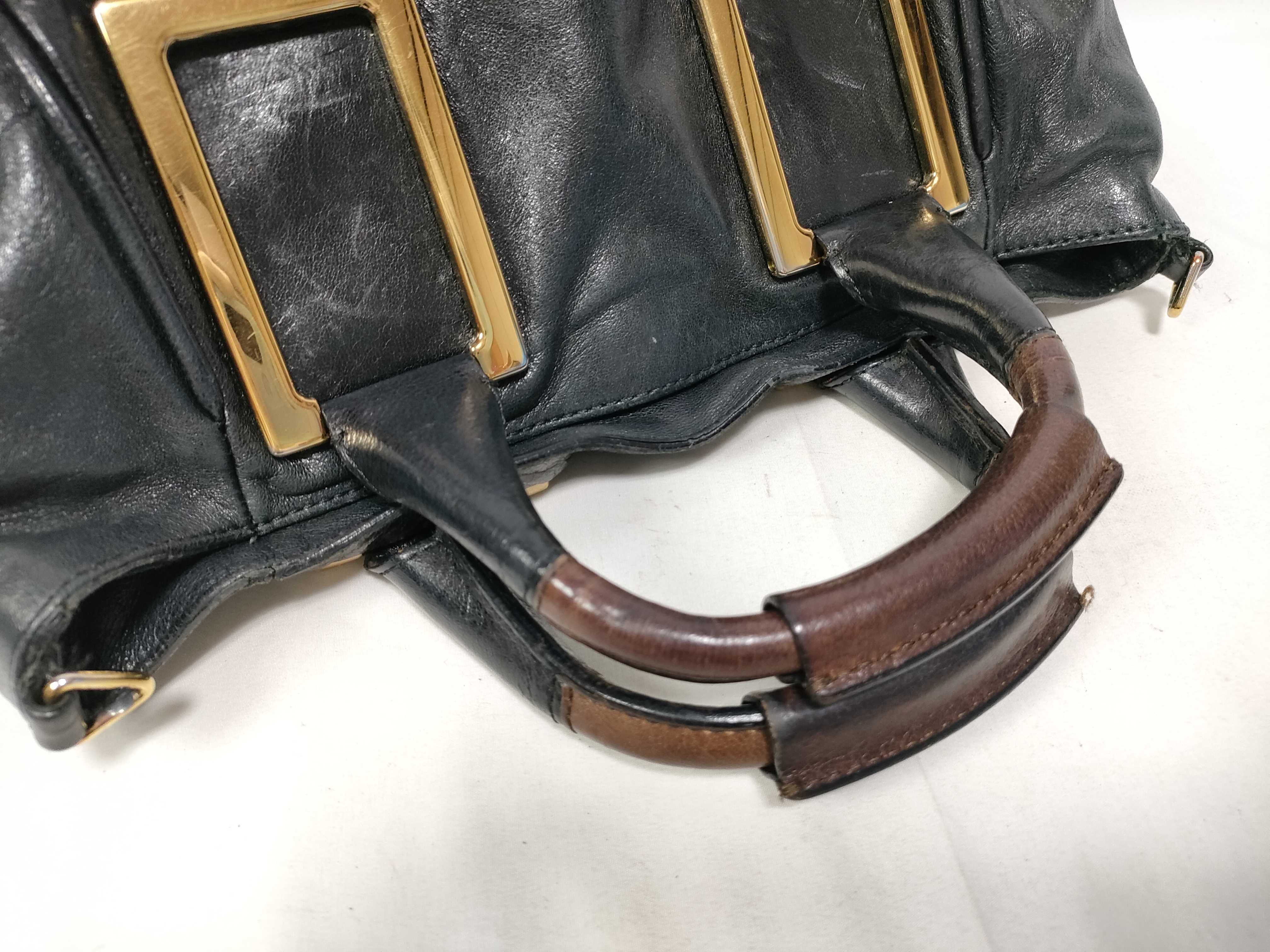 Ethel 2-way Black Handbag Shoulder Bag — view 7