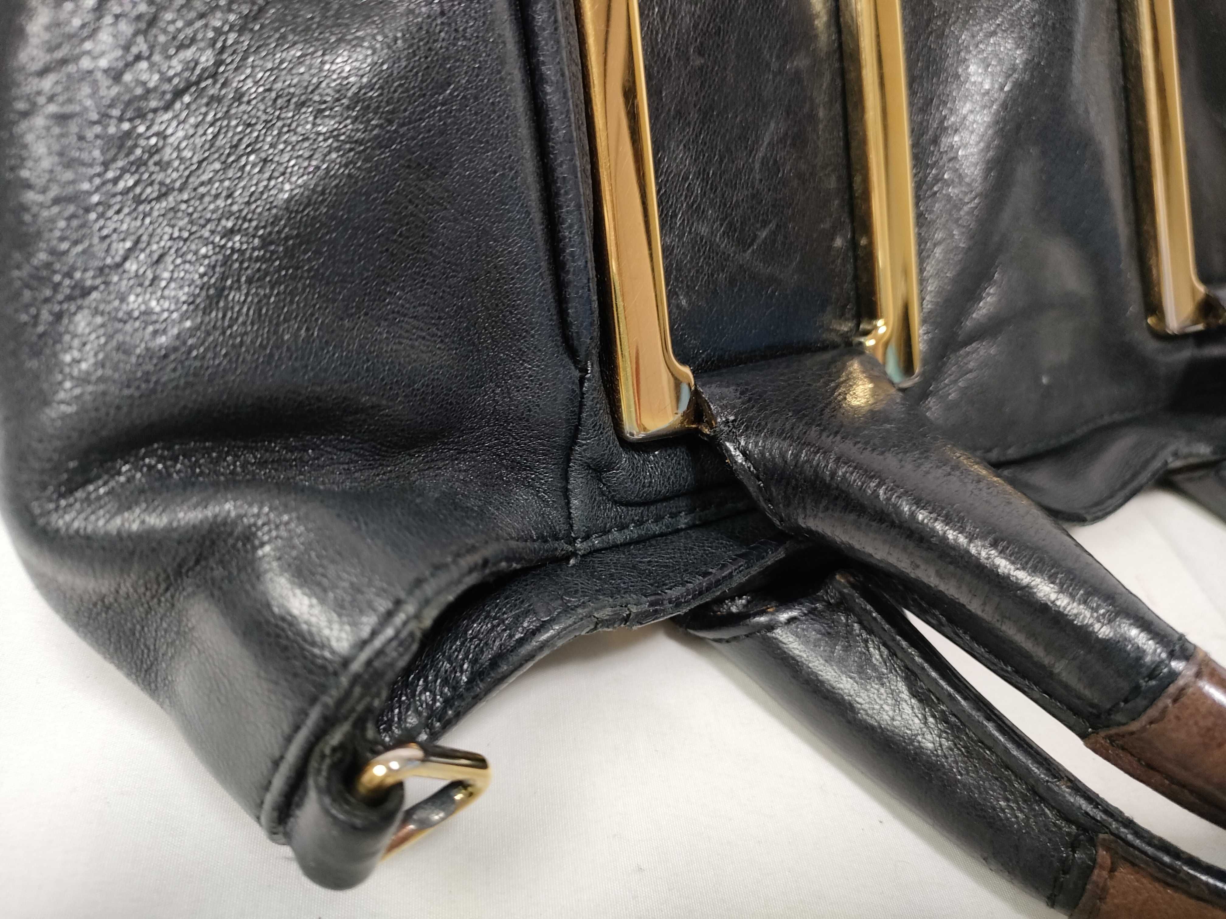 Ethel 2-way Black Handbag Shoulder Bag — view 8