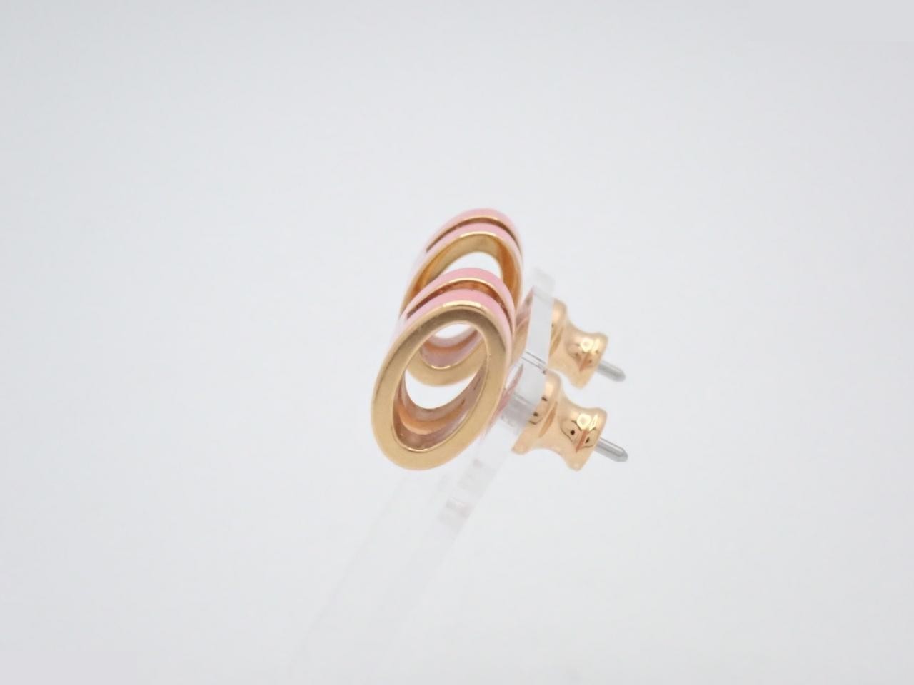 Pop Ash Earrings - Pink & Gold — view 3