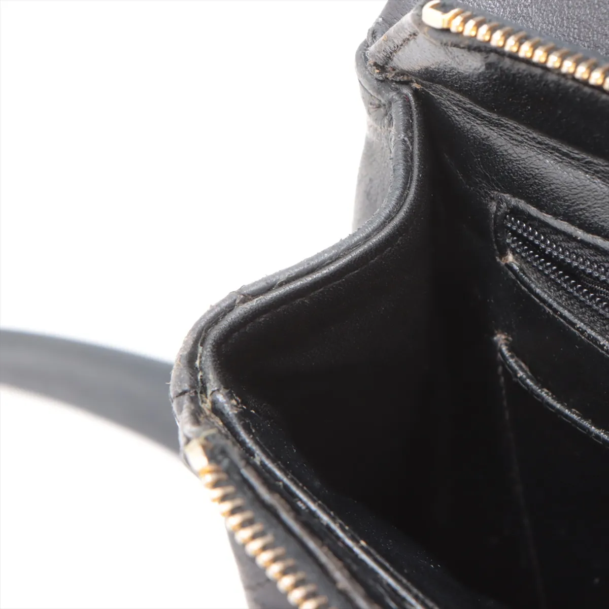 Matelasse Lambskin Chain Backpack Black Gold Hardware 4371685 4th Series — view 13