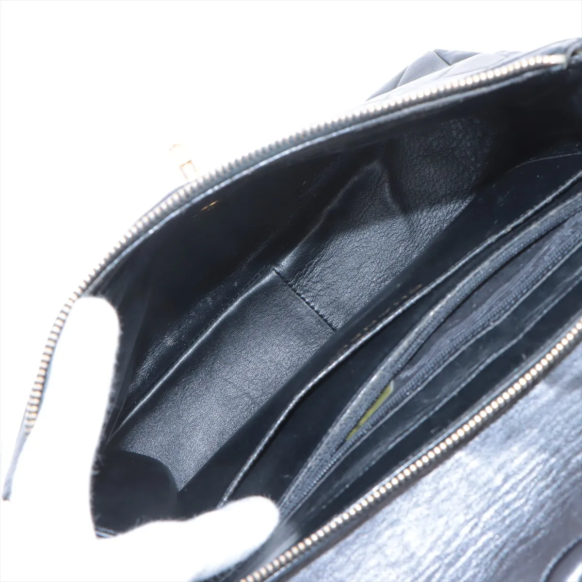 Matelasse Lambskin Chain Backpack Black Gold Hardware 4371685 4th Series — view 7