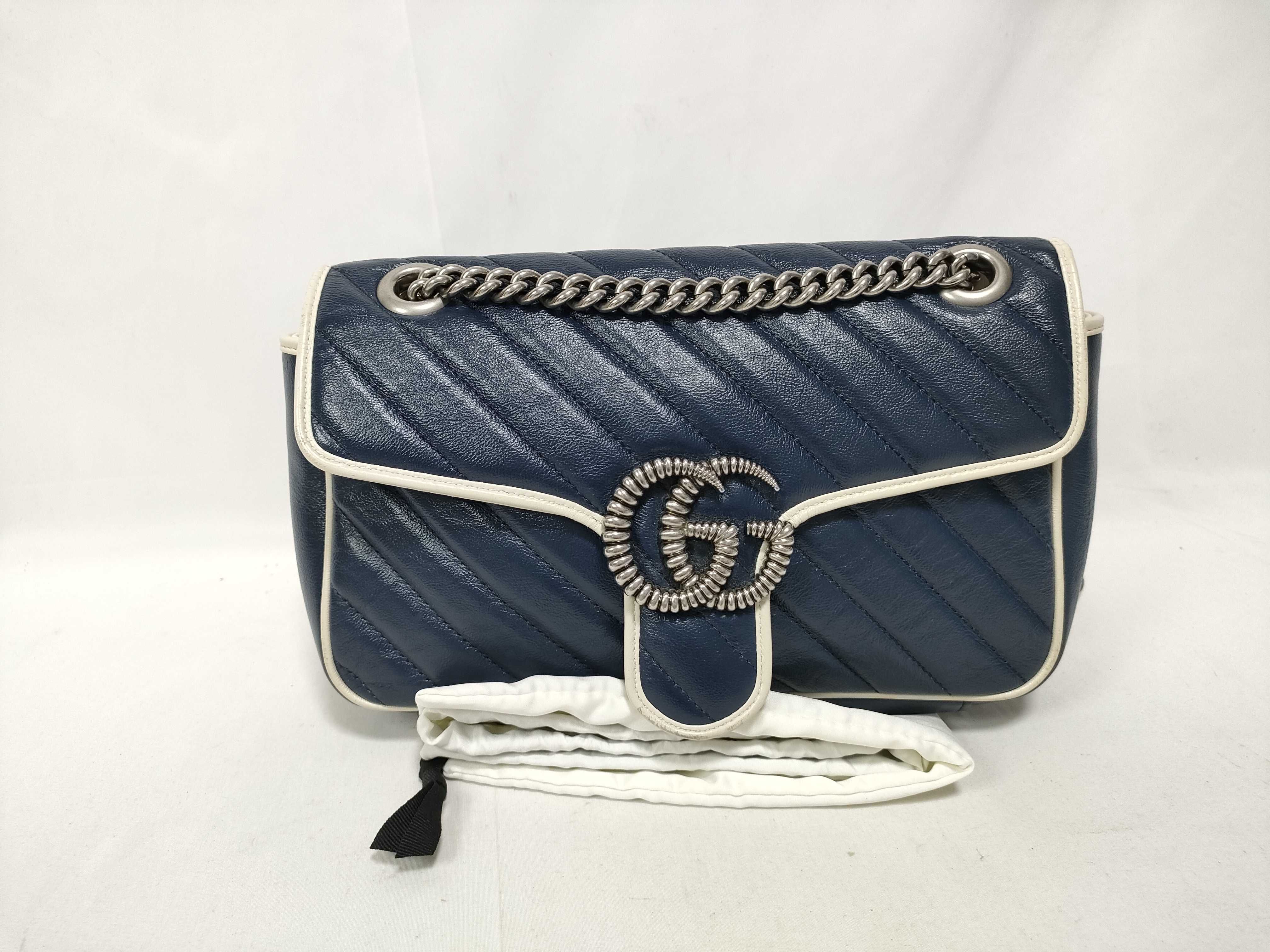 GG Marmont Leather Chain Shoulder Bag 443497 Shoulder Bag