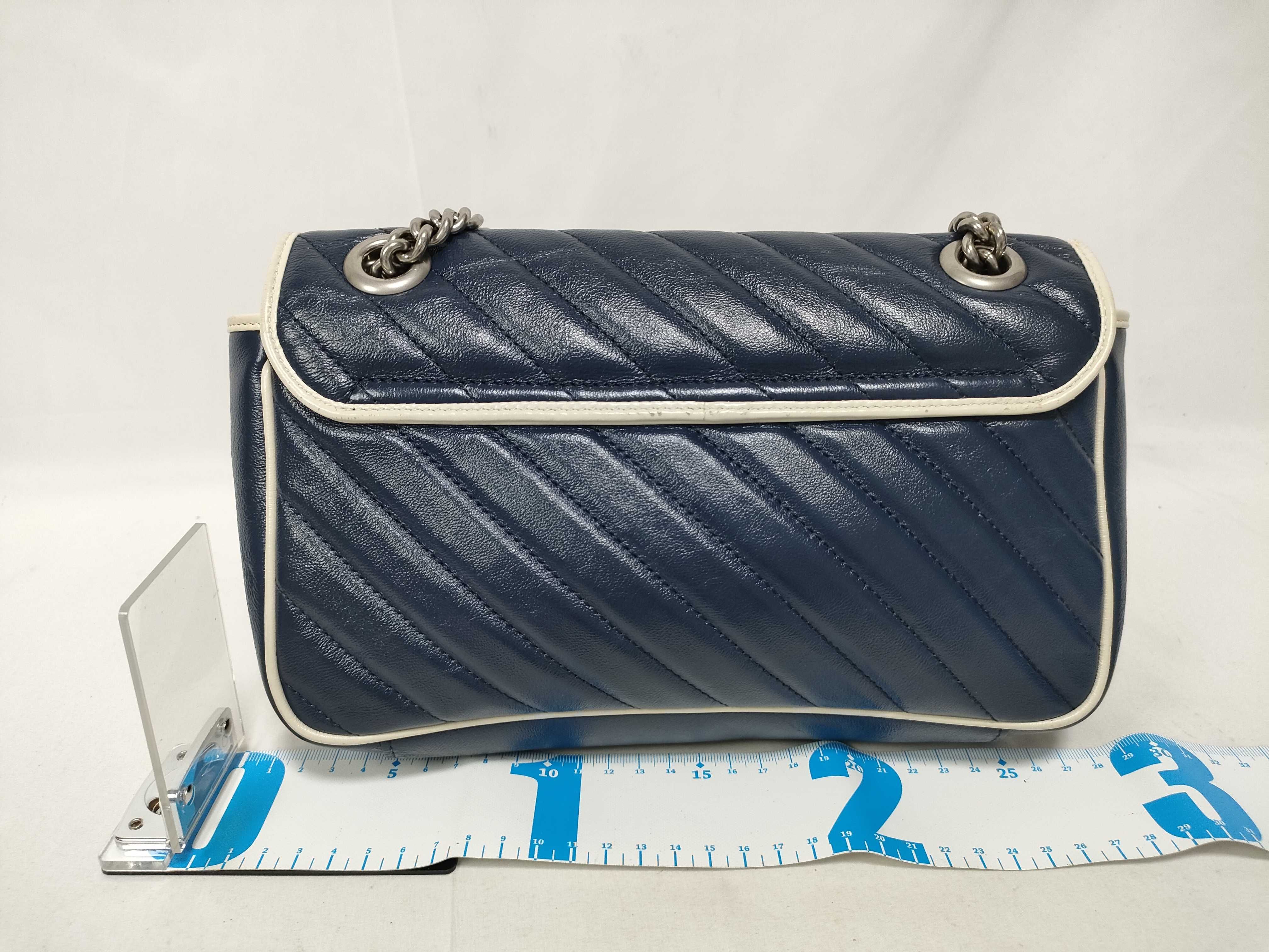 GG Marmont Leather Chain Shoulder Bag 443497 Shoulder Bag — view 2