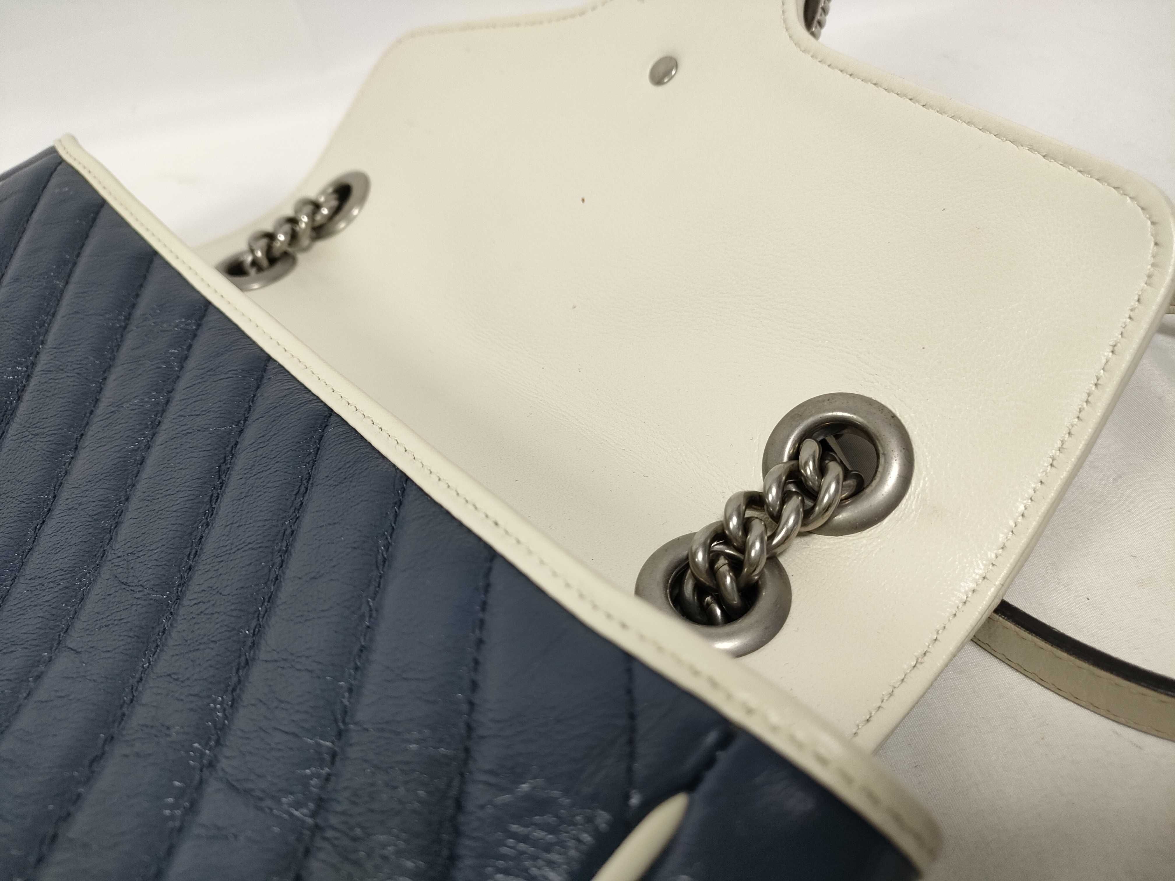 GG Marmont Leather Chain Shoulder Bag 443497 Shoulder Bag — view 12
