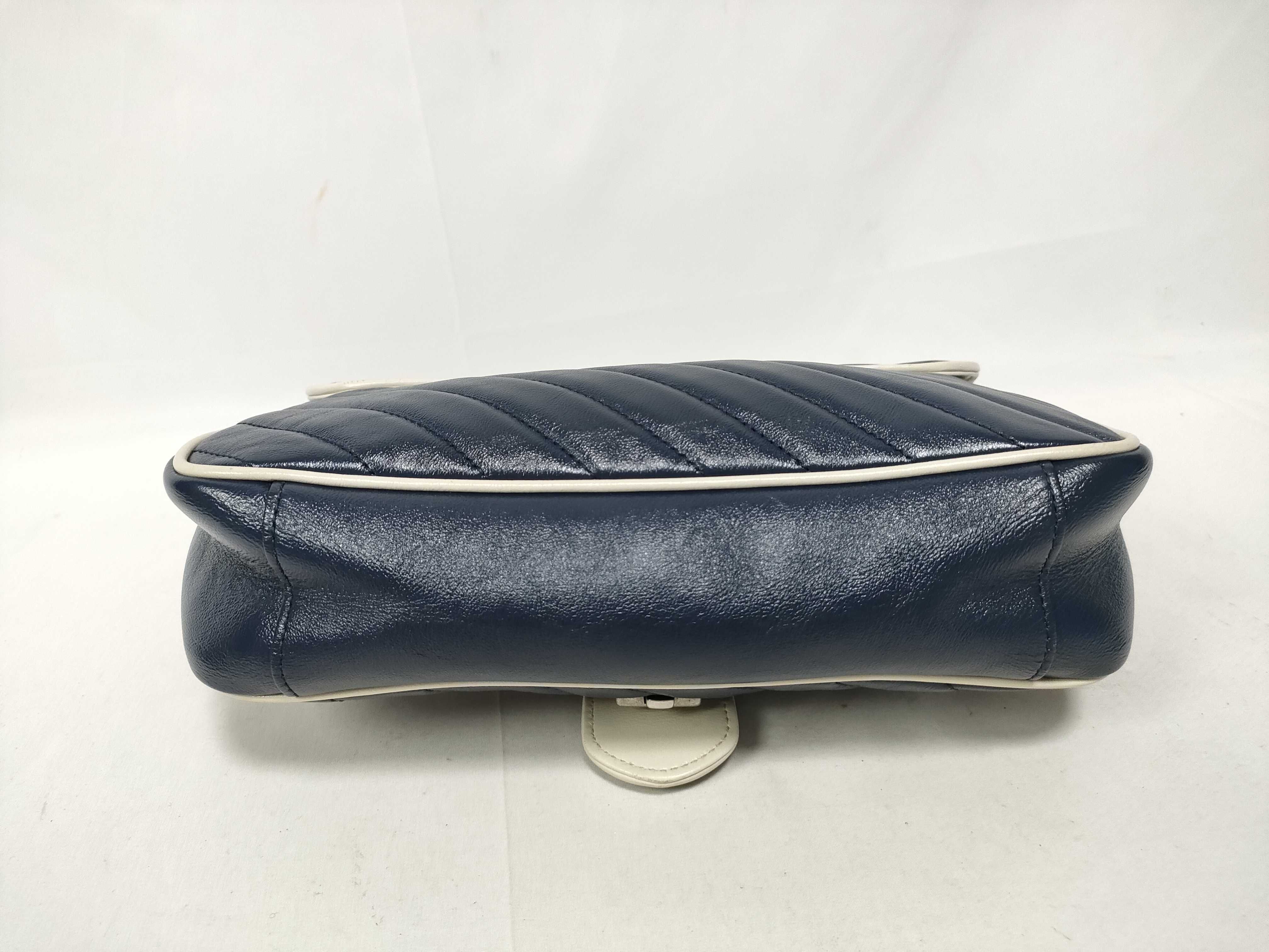GG Marmont Leather Chain Shoulder Bag 443497 Shoulder Bag — view 3