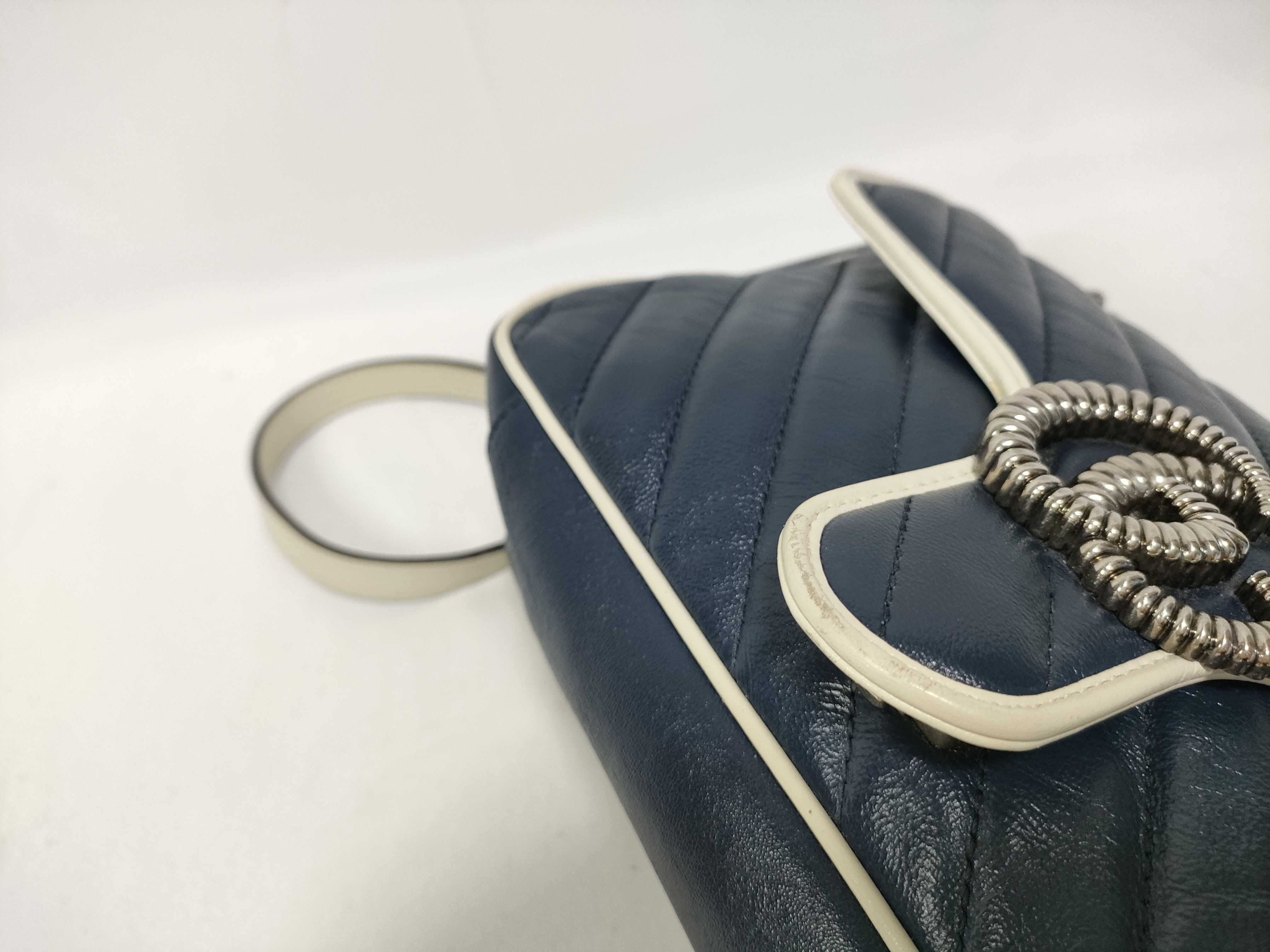 GG Marmont Leather Chain Shoulder Bag 443497 Shoulder Bag — view 6