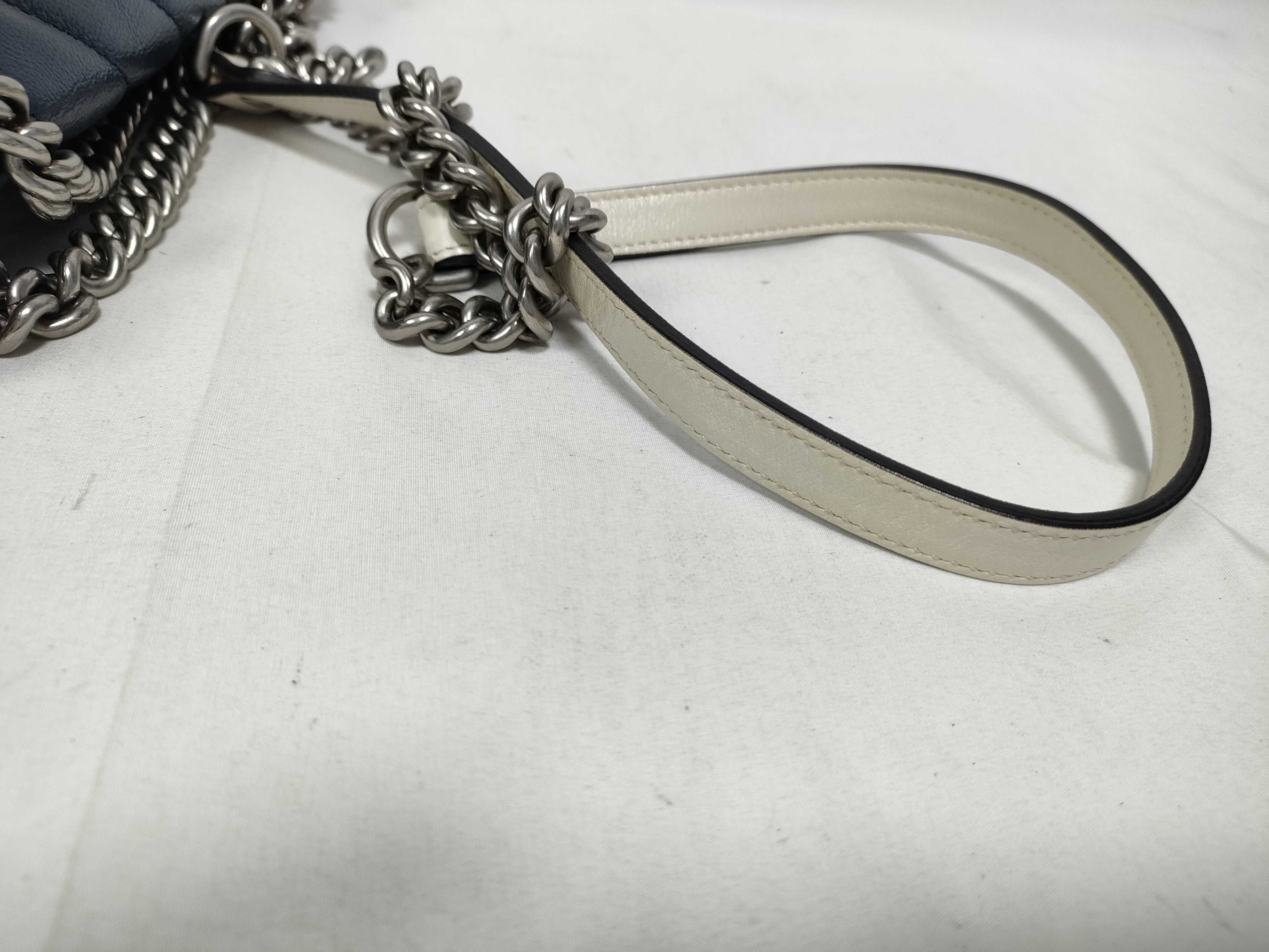 GG Marmont Leather Chain Shoulder Bag 443497 Shoulder Bag — view 8