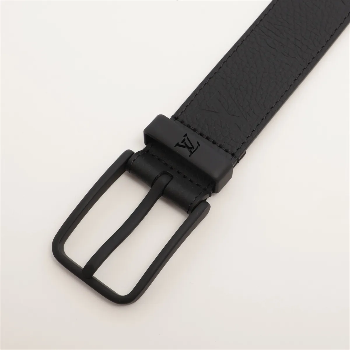 Pont Neuf Taurillon Monogram Belt 35mm JJ2206 Belt 85 Leather Black — view 2