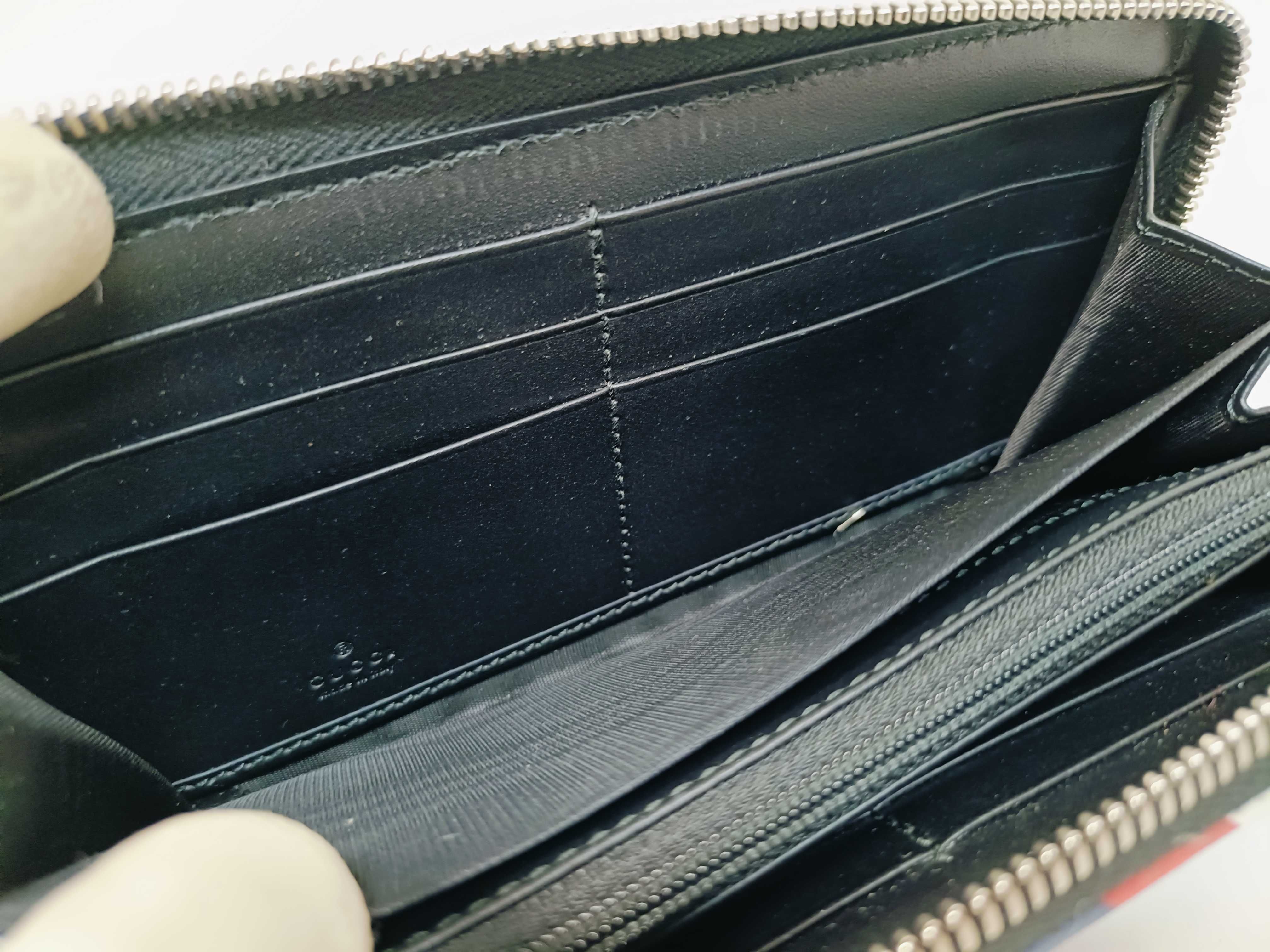 GG Supreme 496342 Round Zipper Long Wallet — view 15